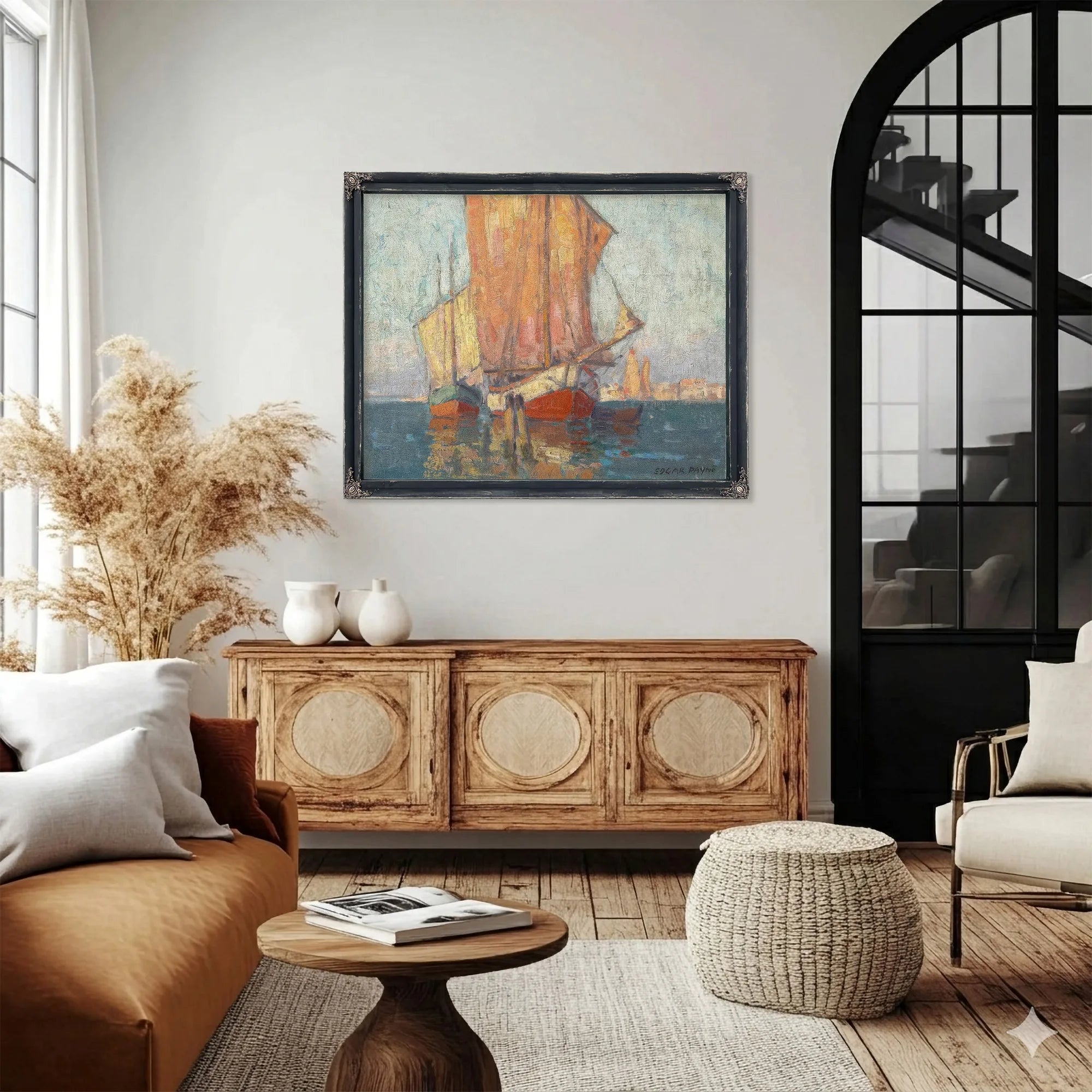 Golden Sails By Edgar Payne Fine Art Print