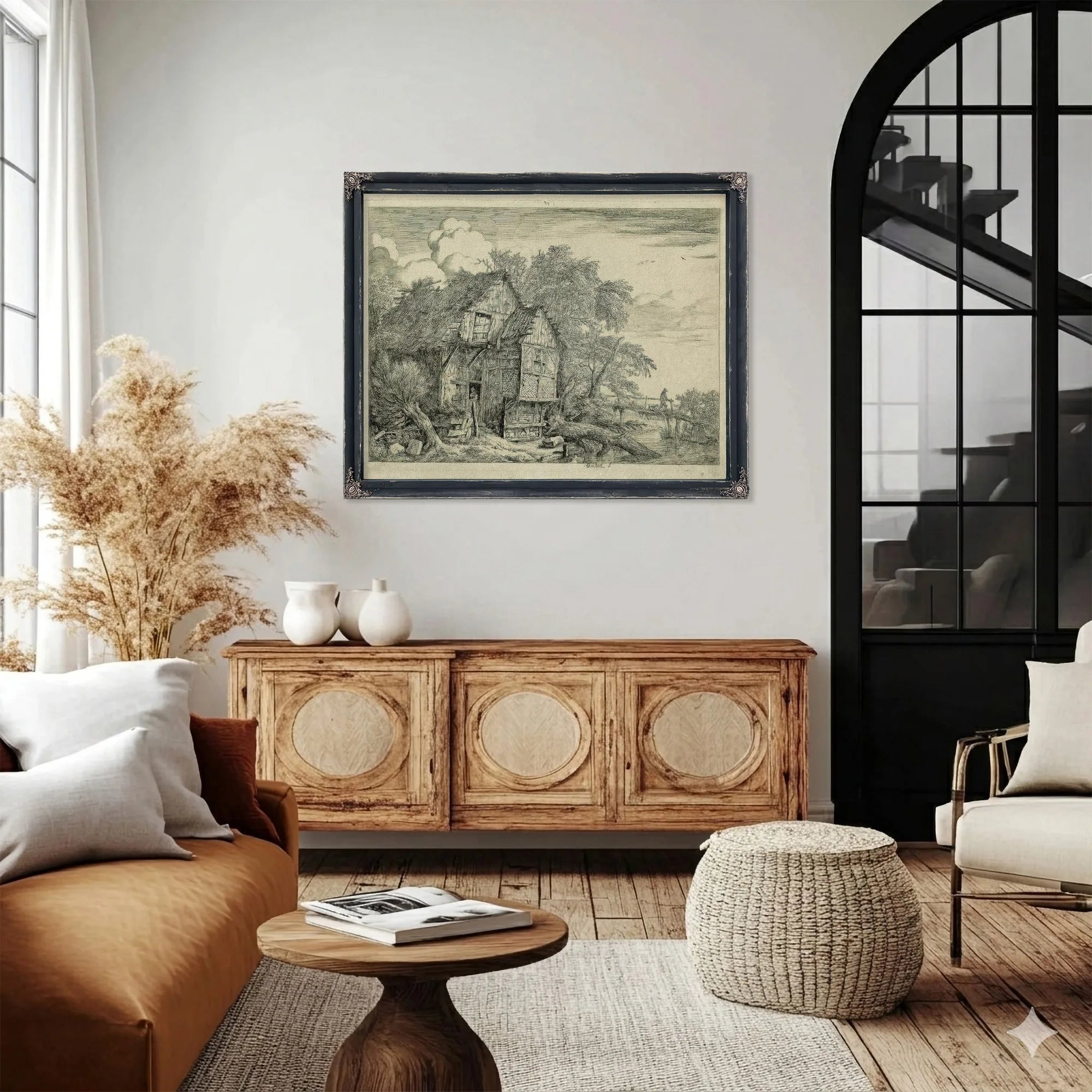 The Little Bridge By Jacob Van Ruisdael Fine Art Print