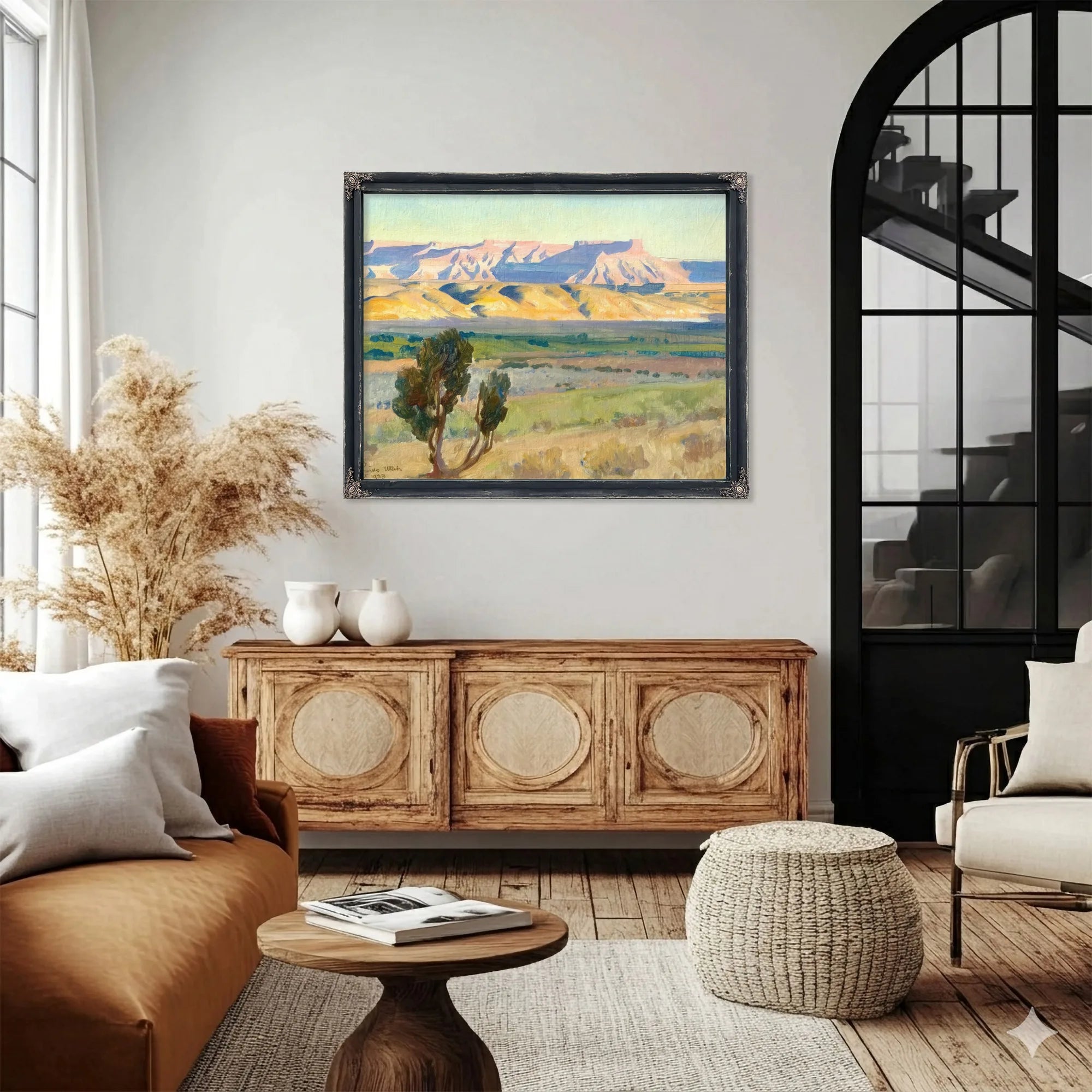 Fields Of Toquerville By Maynard Dixon Fine Art Print