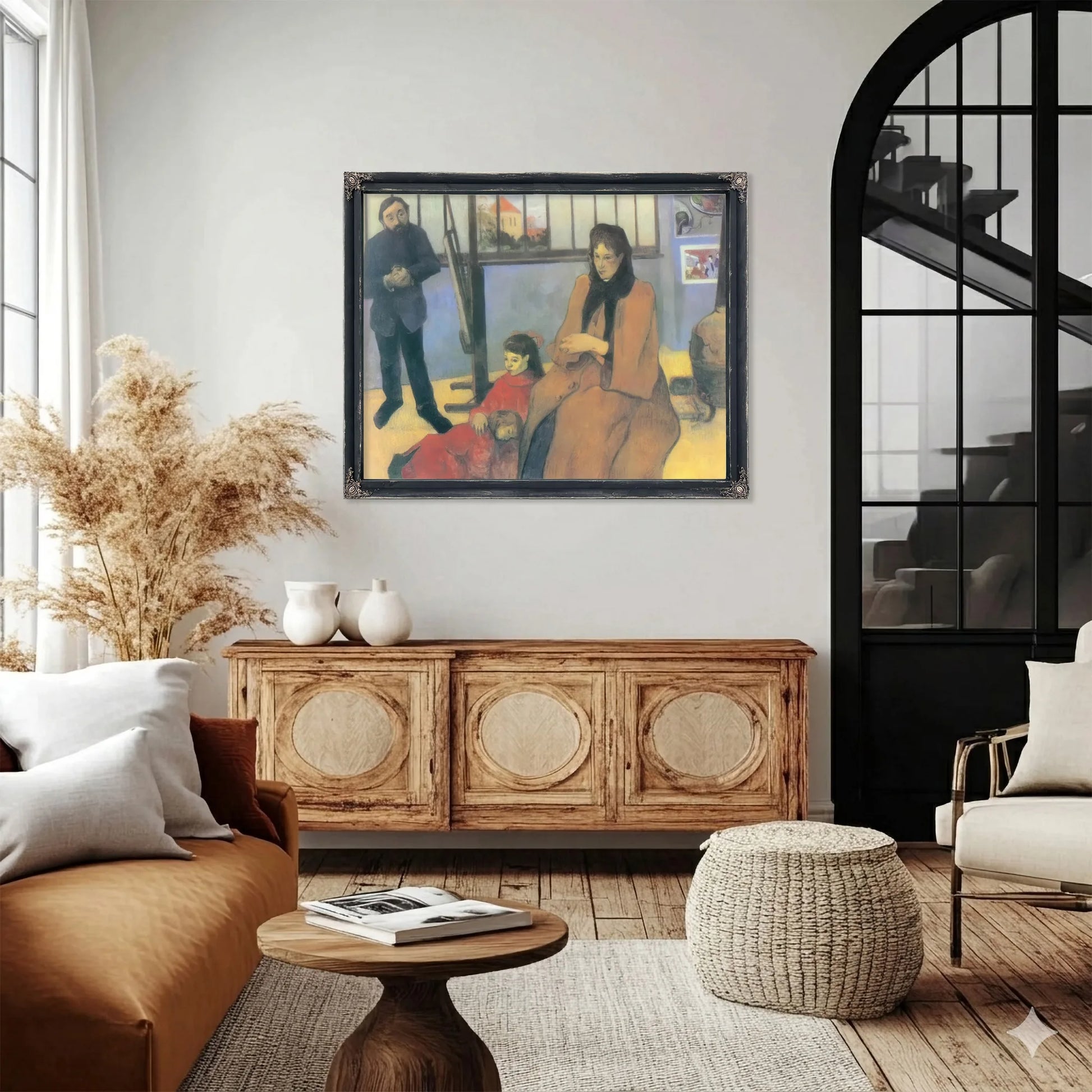 The Schuffenecker Family By Paul Gauguin Fine Art Print