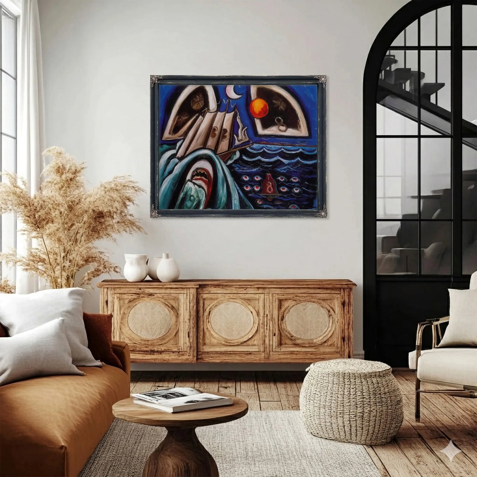 Eight Bells Folly Memorial For Hart Crane By Marsden Hartley Fine Art Print