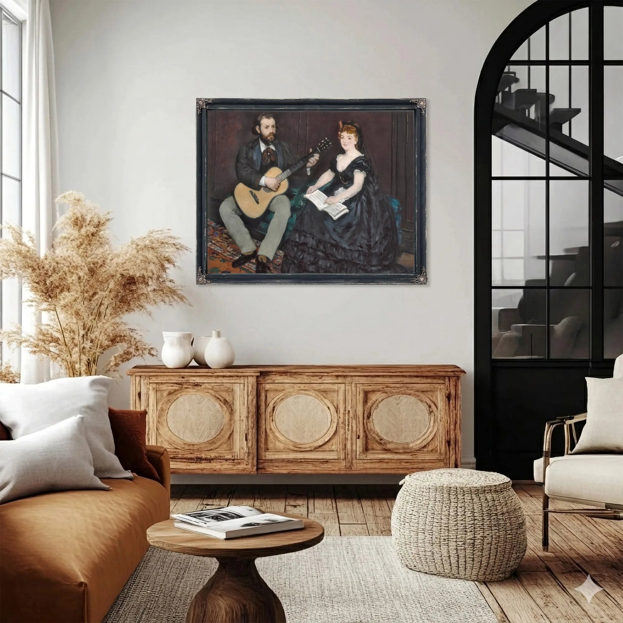 Music Lesson By Edouard Manet Fine Art Print