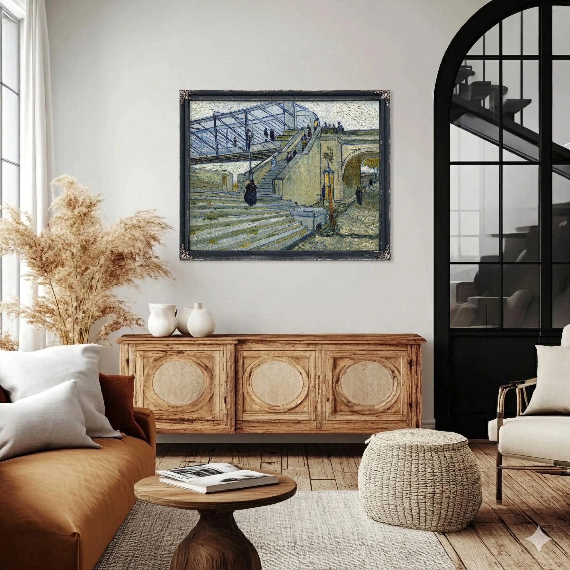 Le Pont De Trinquetaille By Vincent Van Gogh Fine Art Print
