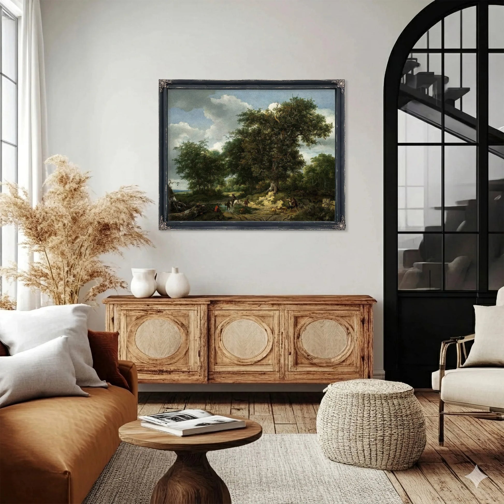The Great Oak By Jacob Van Ruisdael Fine Art Print