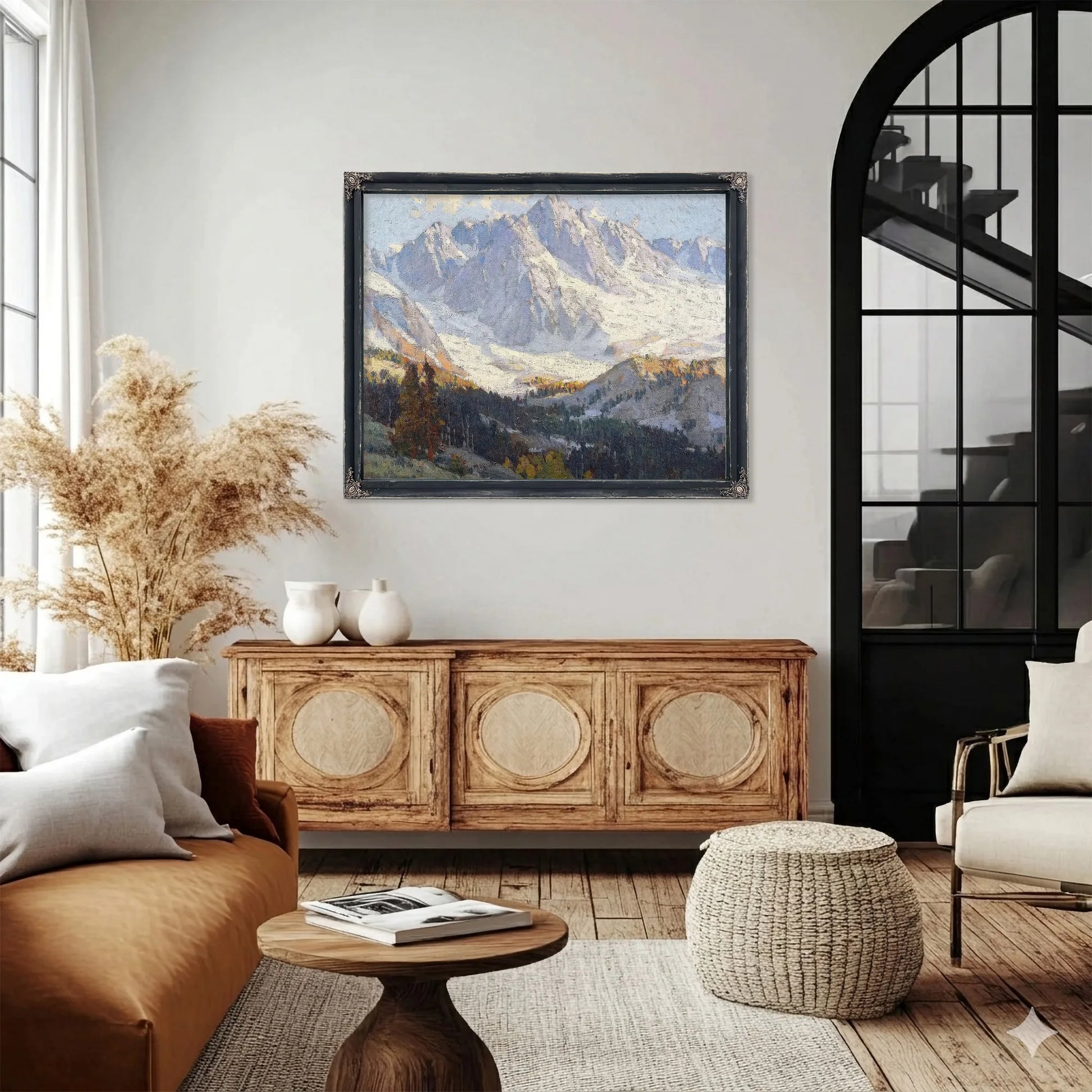 Snowy Peaks By Edgar Payne Fine Art Print