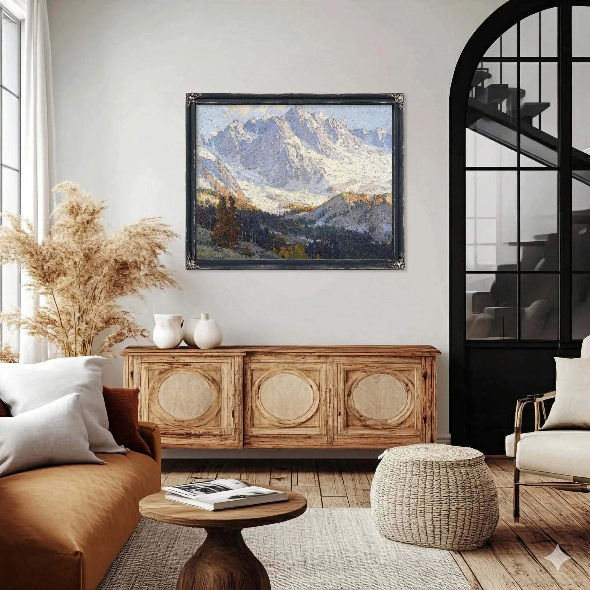 Snowy Peaks By Edgar Payne Fine Art Print