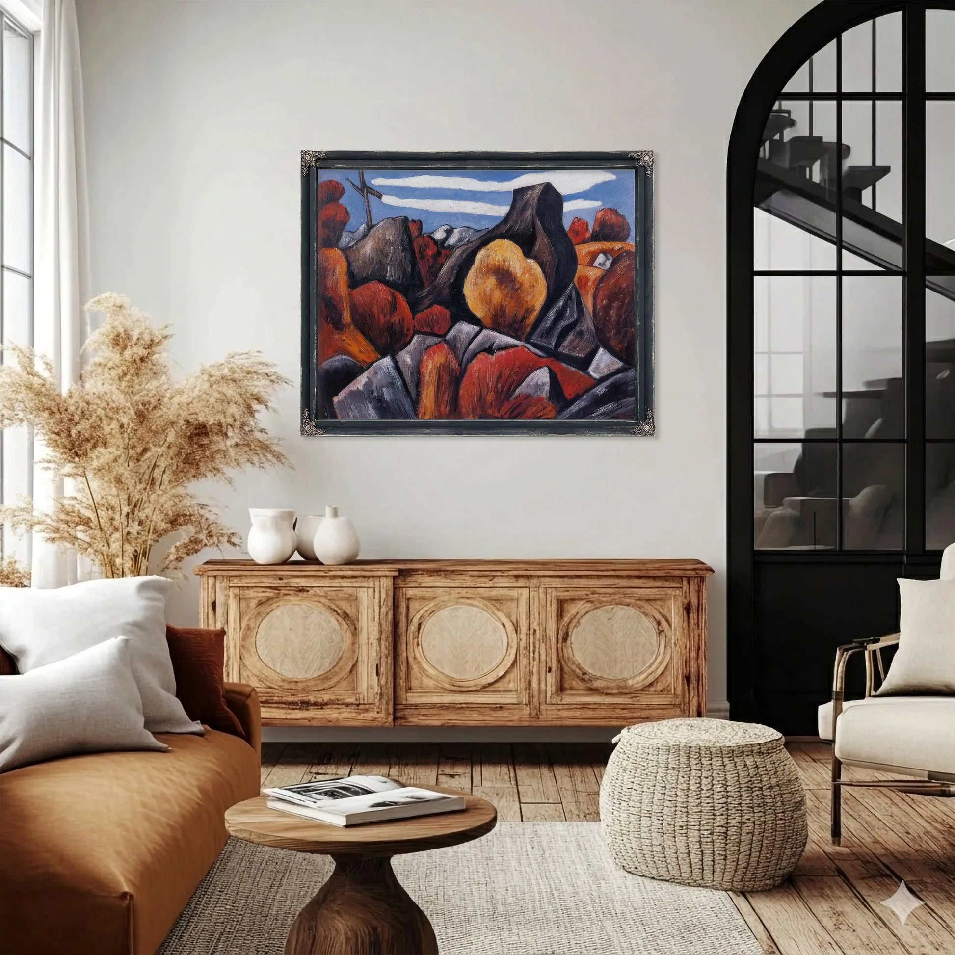 Mountains In Stone Dogtown By Marsden Hartley Fine Art Print