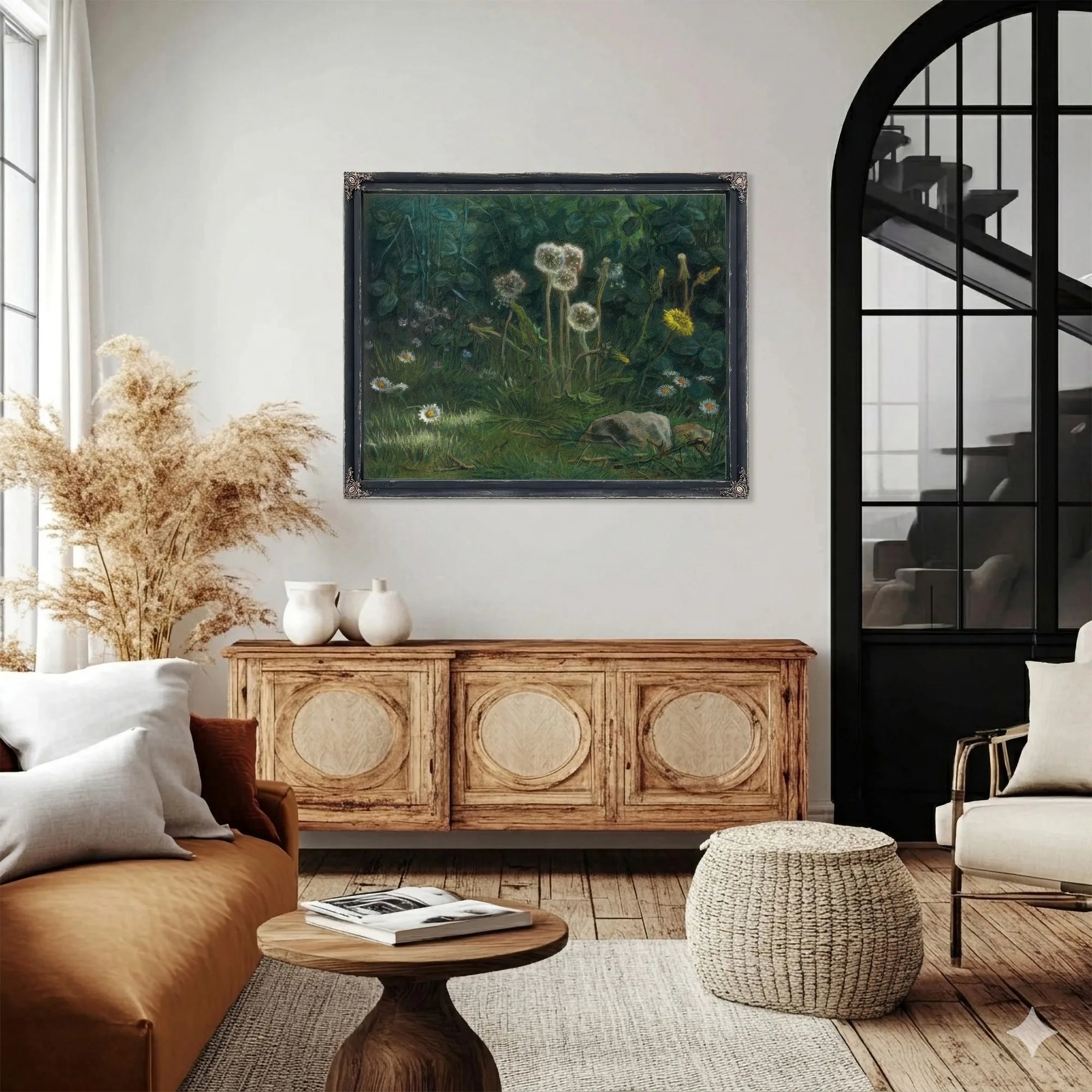 Dandelions By Jean Francois Millet Fine Art Print