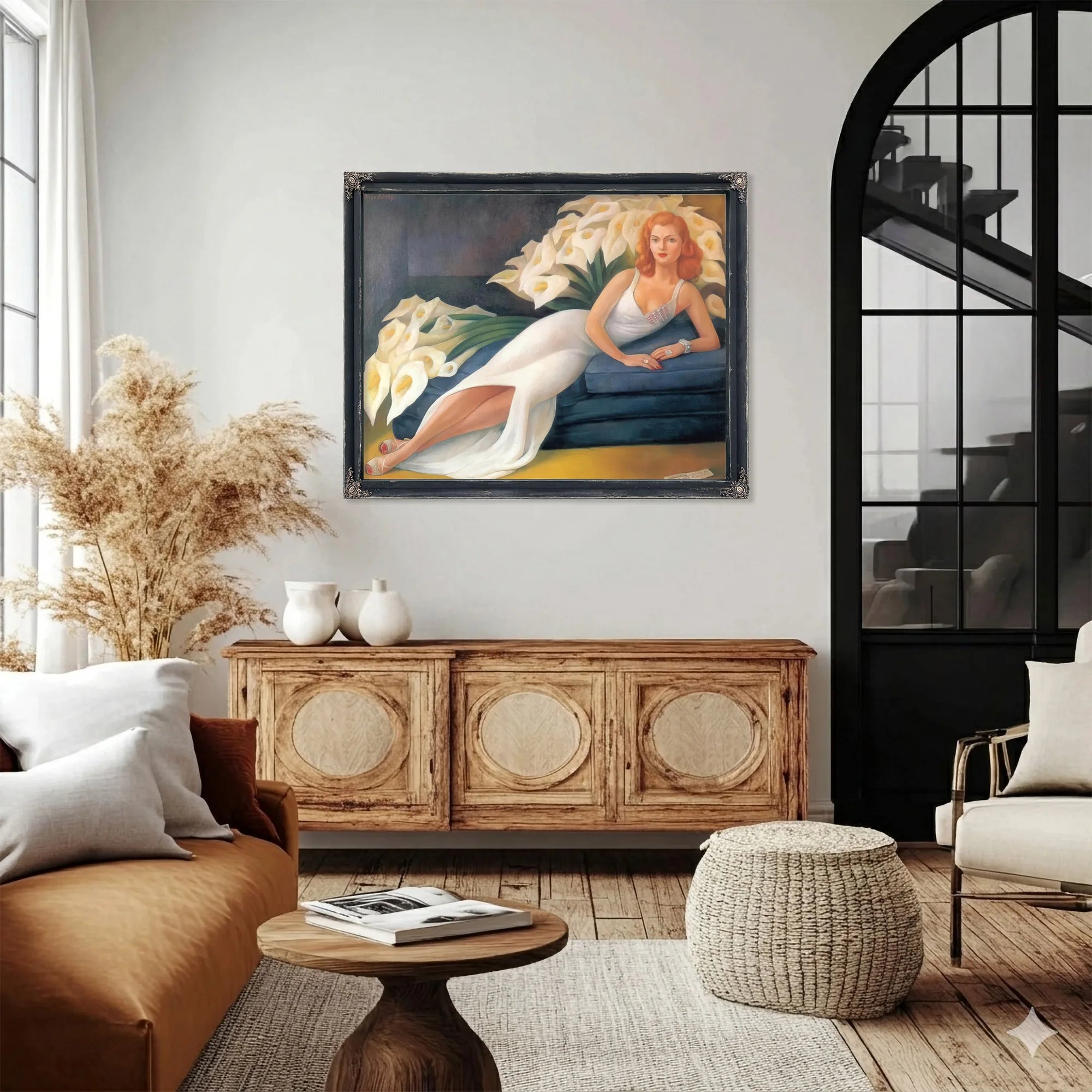 Portrait Of Cuca Bustamante By Diego Rivera Fine Art Print