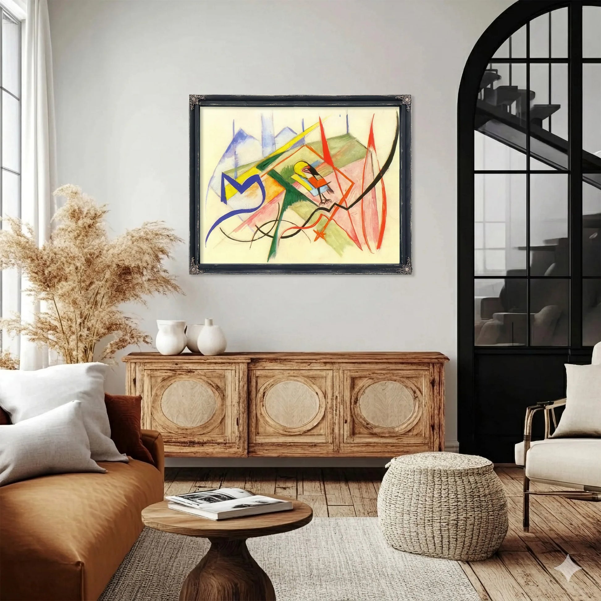 Smal Mythical Creature By Franz Marc Fine Art Print