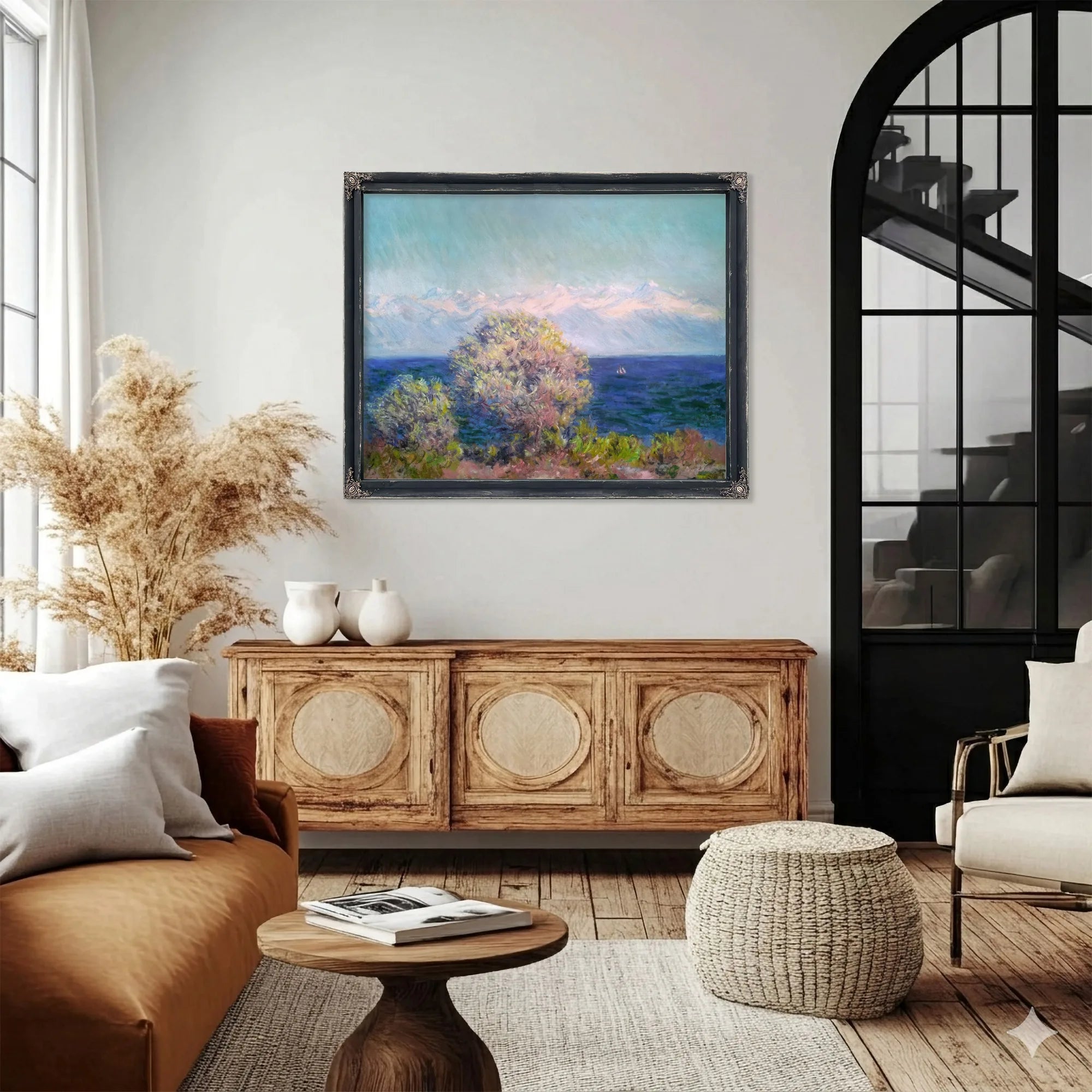 Cap D'antibes Mistral By Claude Monet Fine Art Print