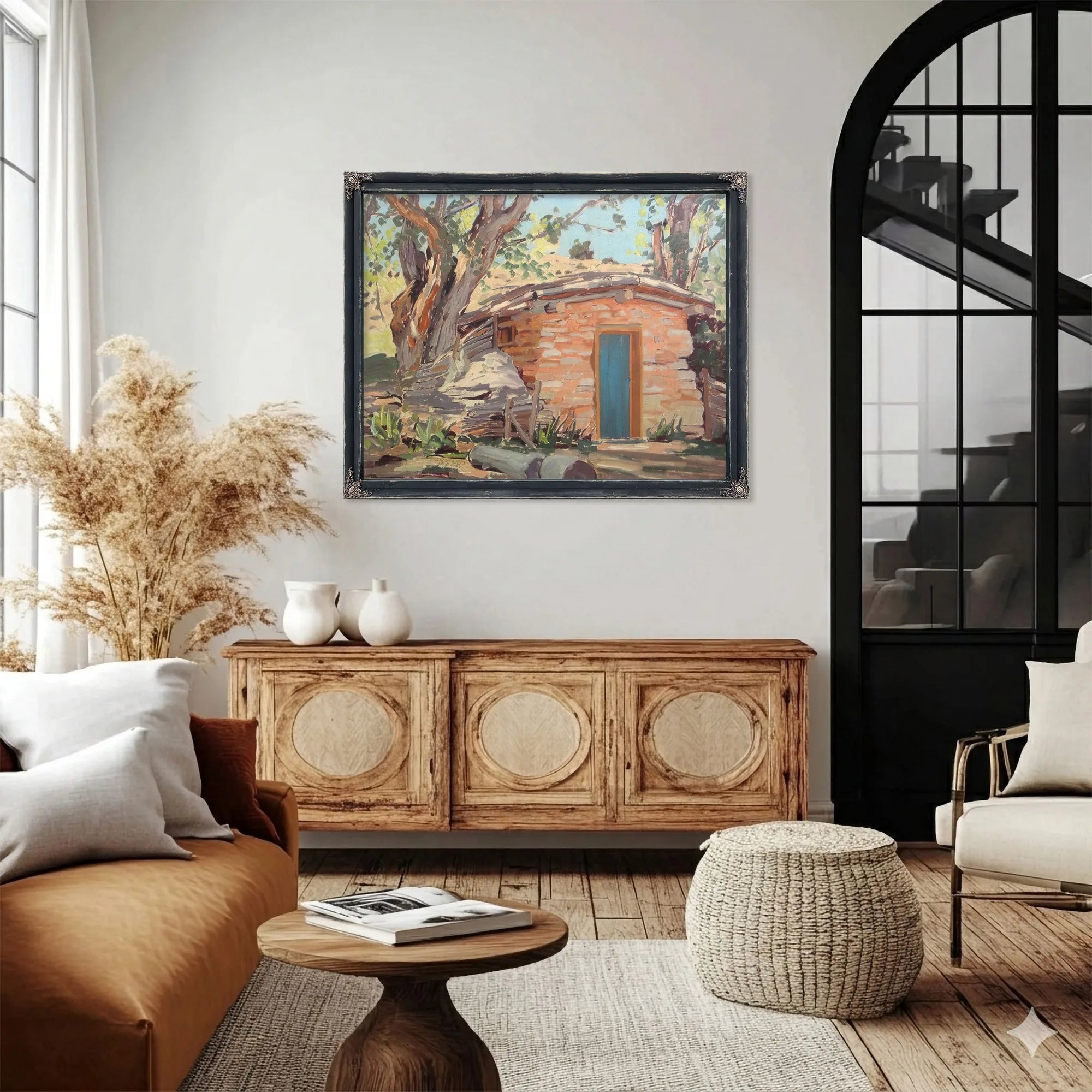 Maynard Dixon's Cool House By Conrad Buff Fine Art Print