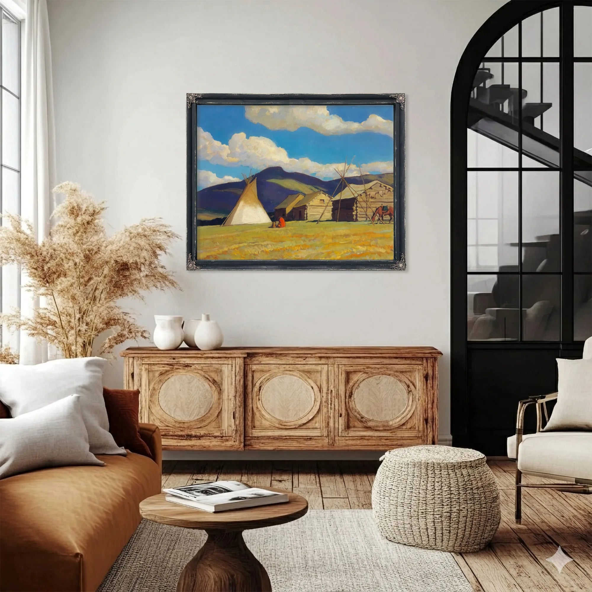 Home Of The Halfbreed By Maynard Dixon Fine Art Print