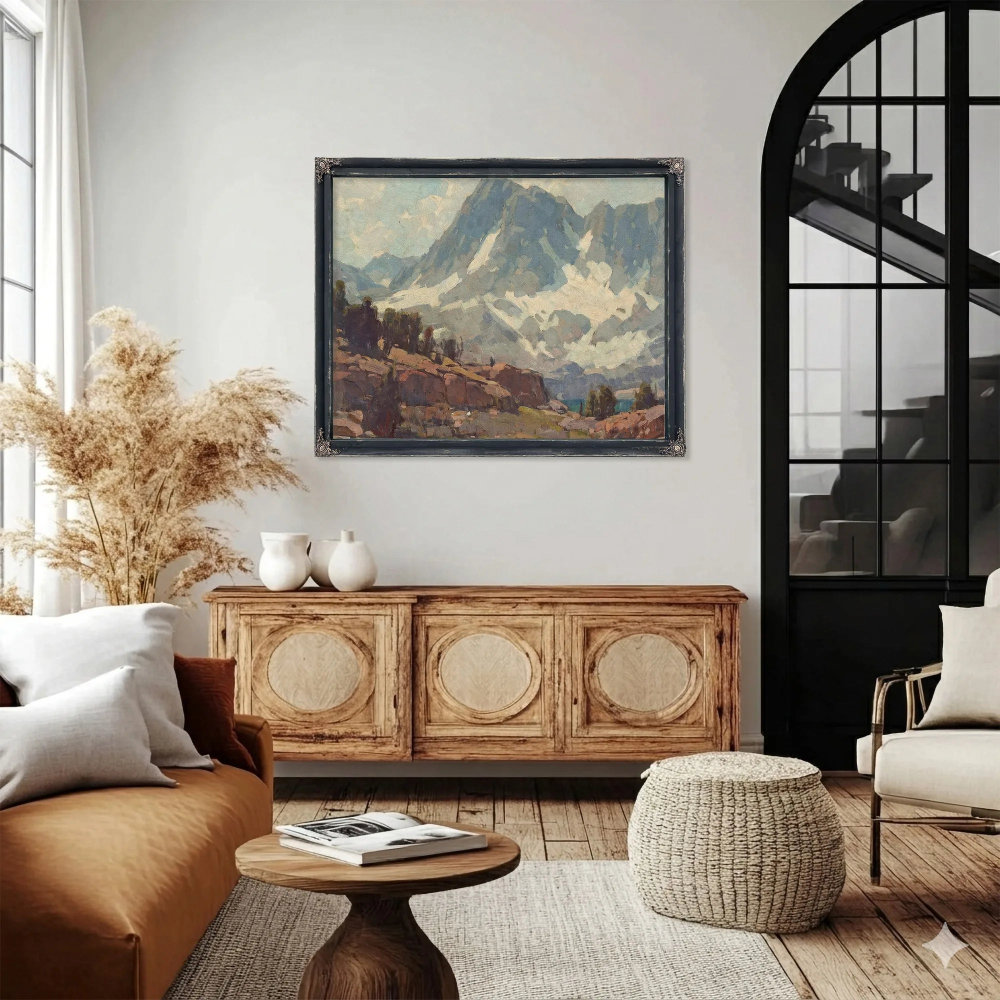 Sierra Glaciers And Lake By Edgar Payne Fine Art Print