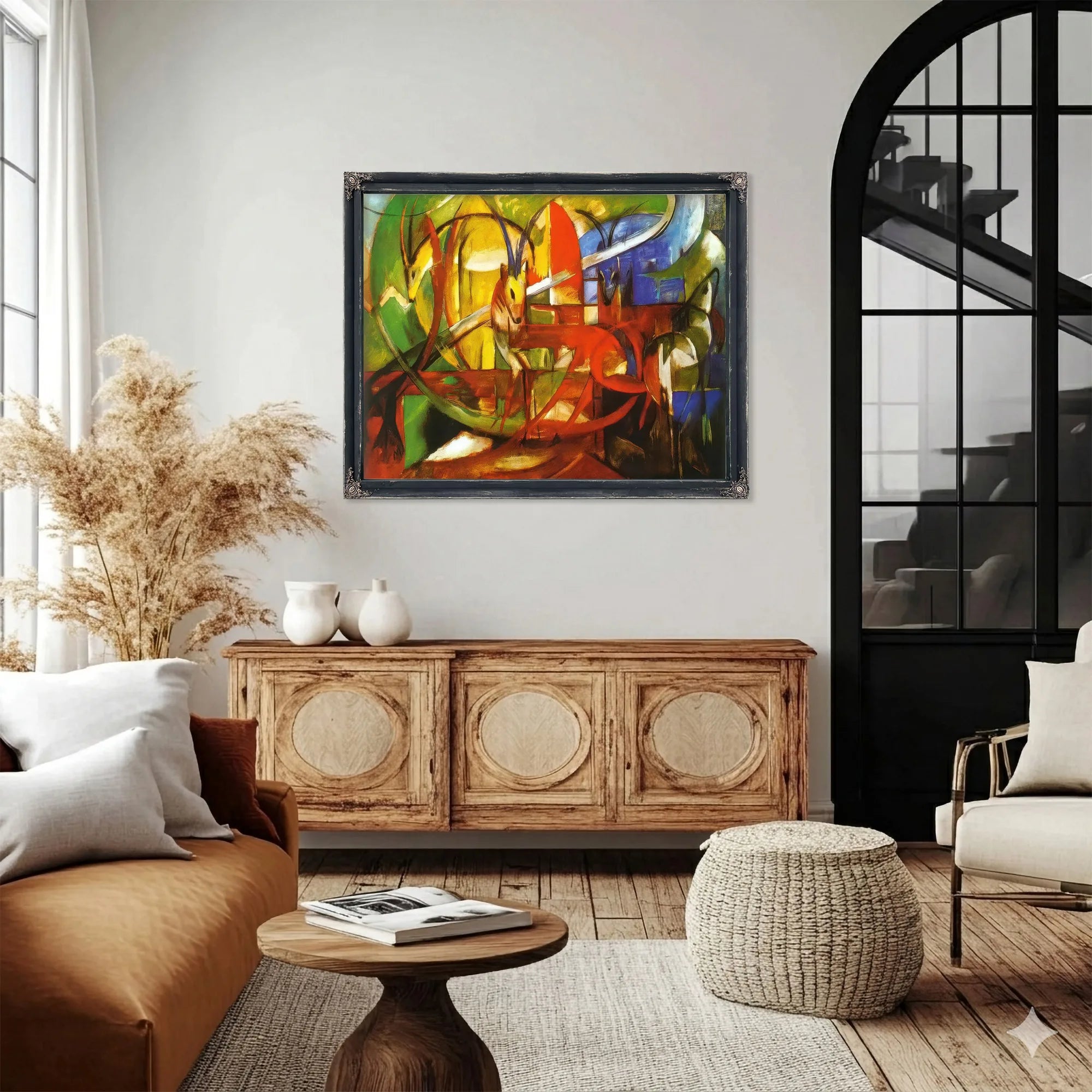 Gazelles By Franz Marc Fine Art Print