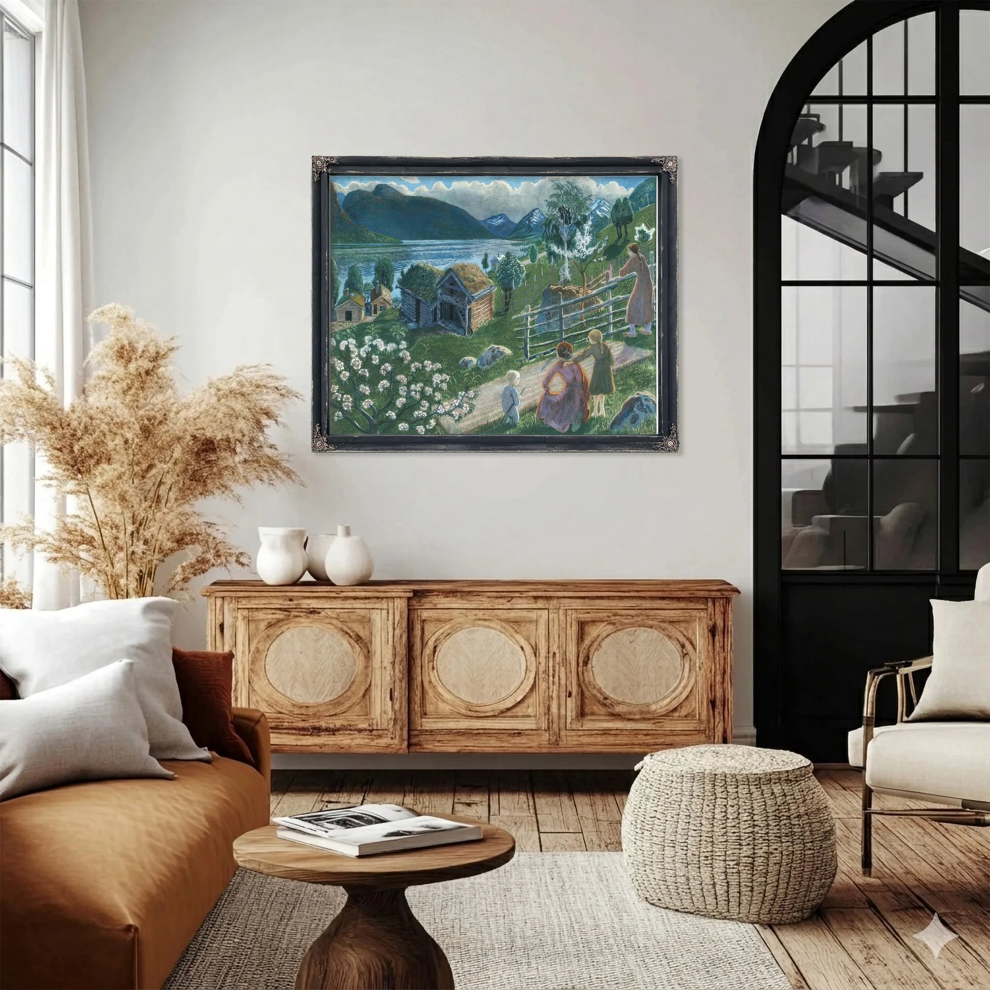 Growing Weather In Sandalstrand By Nicolai Astrup Fine Art Print