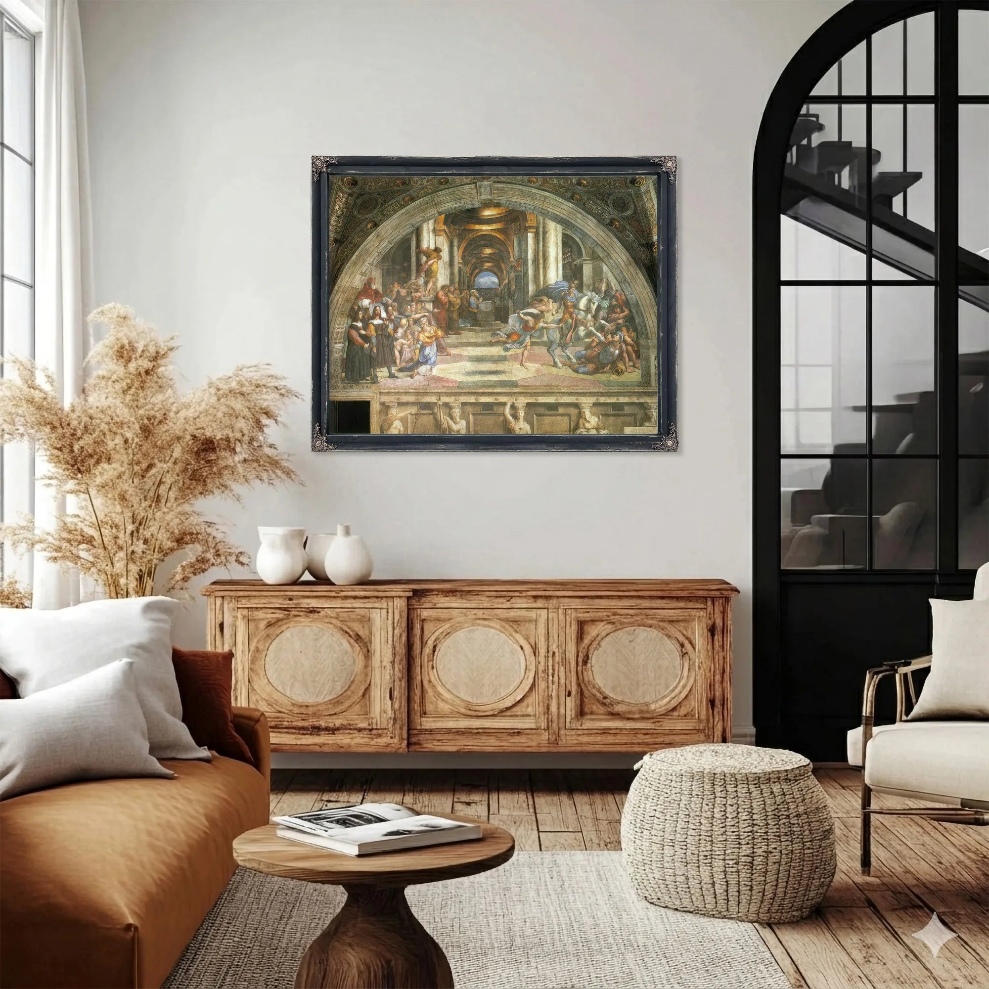 The Expulsion Of Heliodorus By Raphael Fine Art Print
