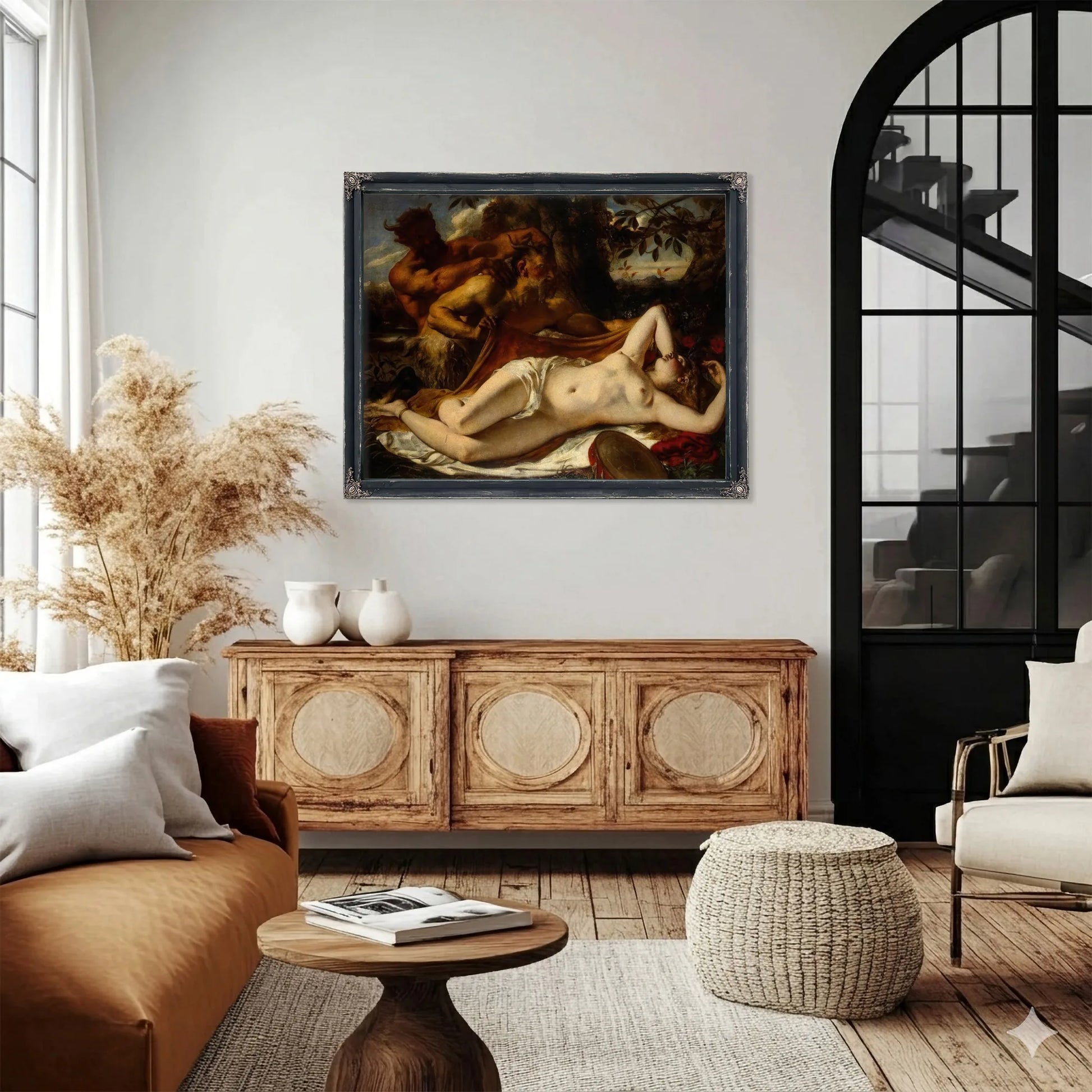 Sleeping Nymphs And Satyrs By William Etty Fine Art Print