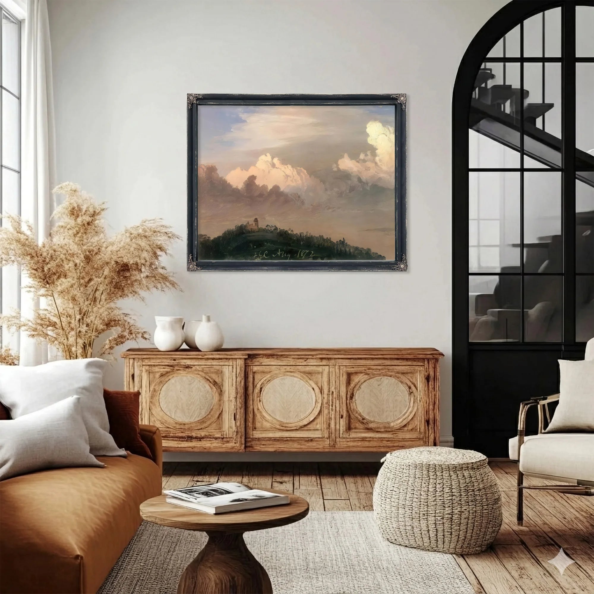 Clouds Over Olana By Frederic Edwin Church Fine Art Print