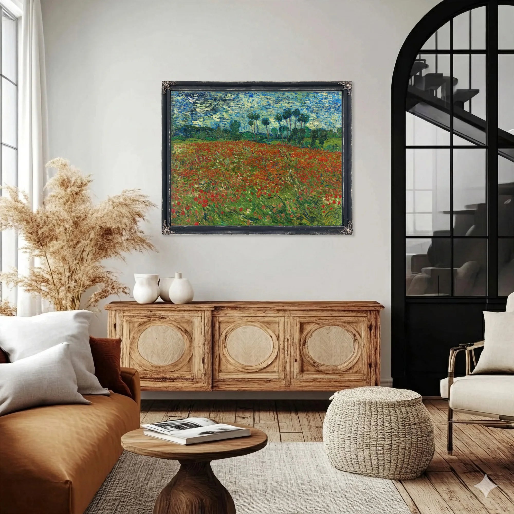 Field With Poppies Poppy Field By Vincent Van Gogh Fine Art Print