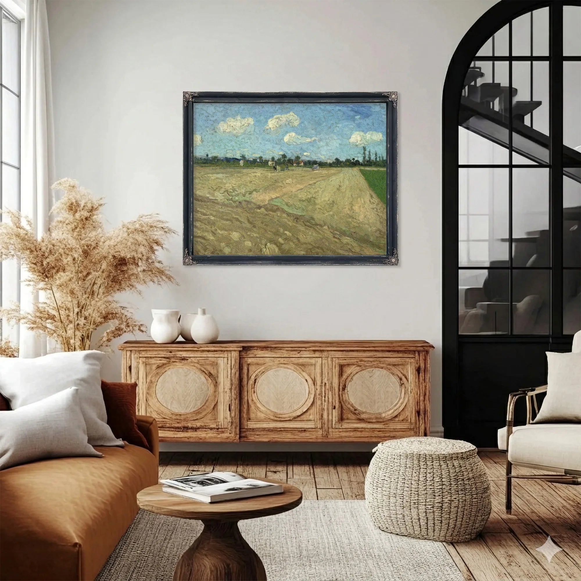 Ploughed Fields ('The Furrows') By Vincent Van Gogh Fine Art Print