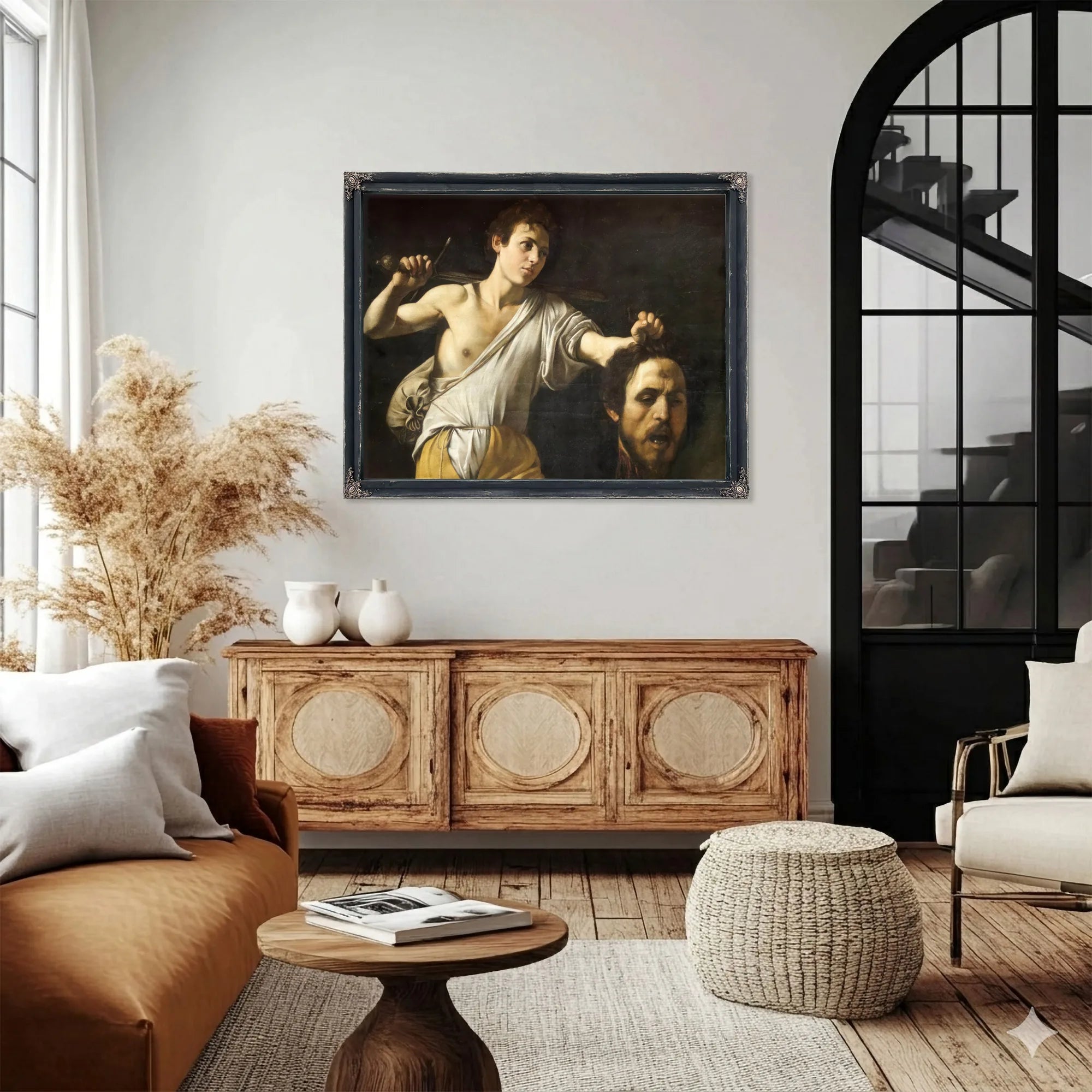 David With The Head Of Goliath By Caravaggio Fine Art Print