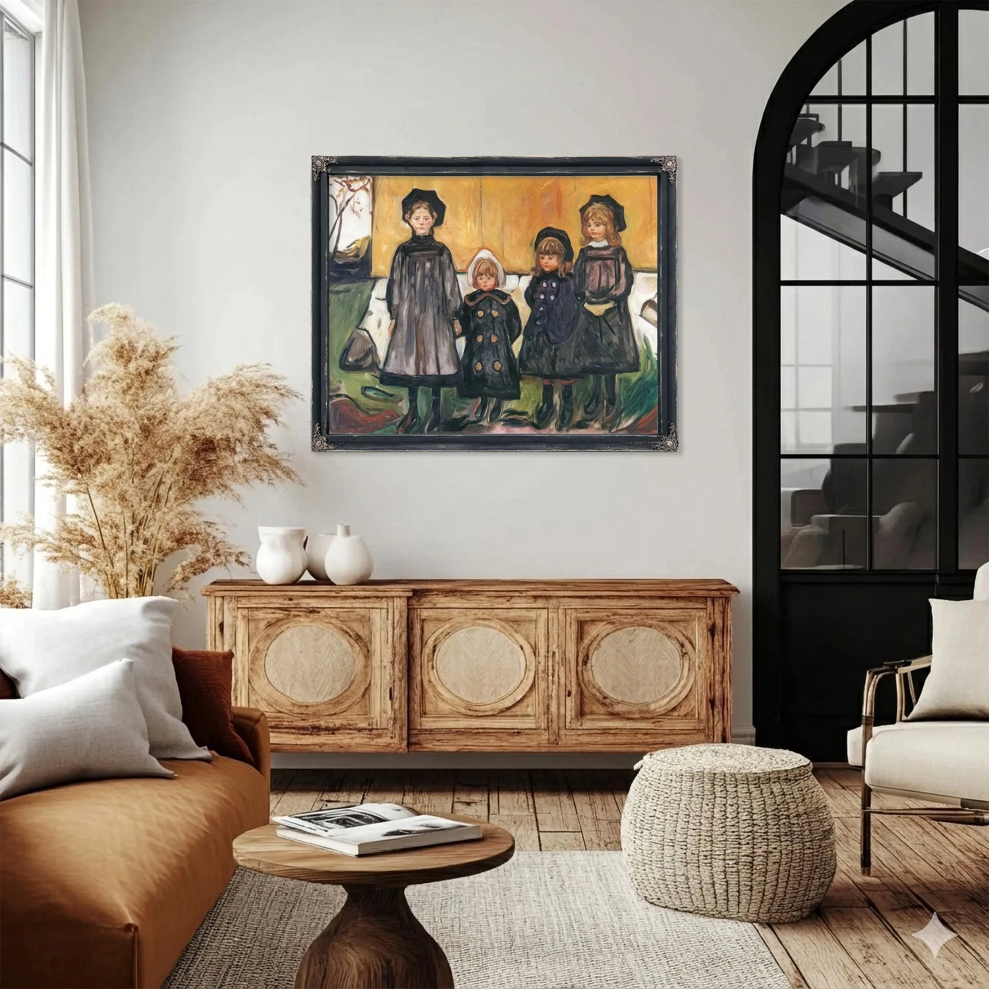 Four Girls At Asgardstrand 1902 By Edvard Munch Fine Art Print