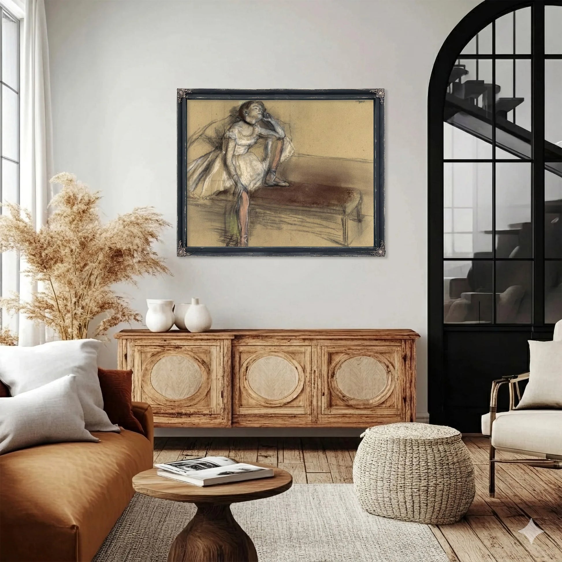 A. Coryphee Resting By Edgar Degas Fine Art Print