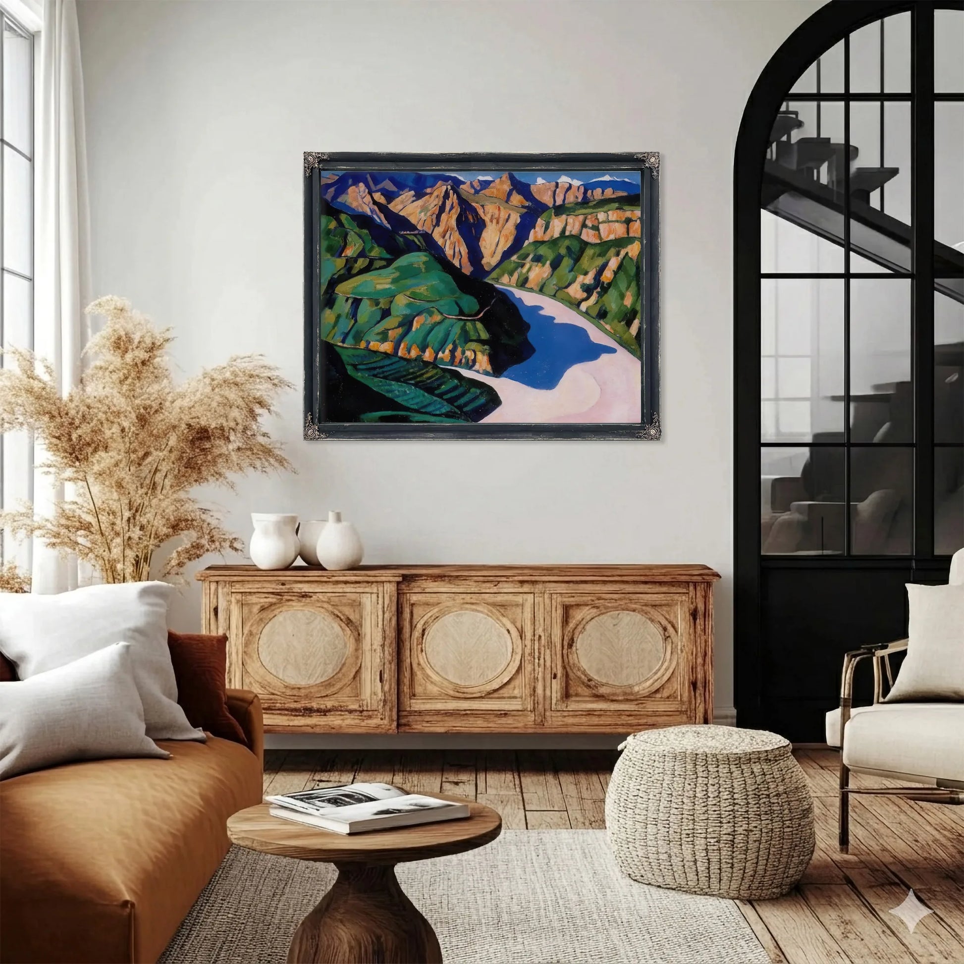 Landscape Vence By Marsden Hartley Fine Art Print