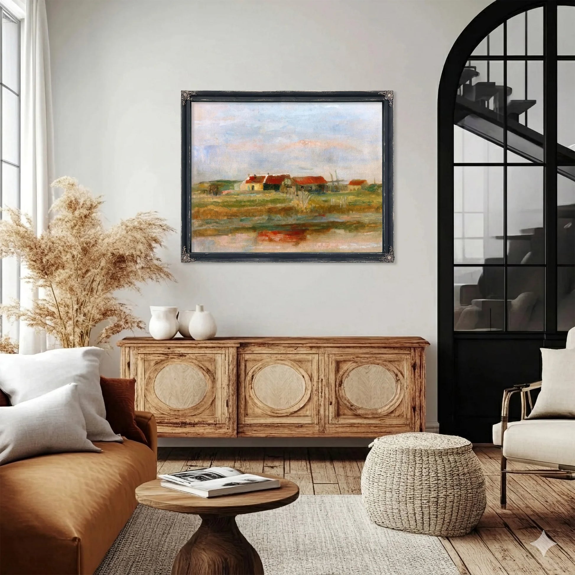 Houses In The Dunes By James Ensor Fine Art Print