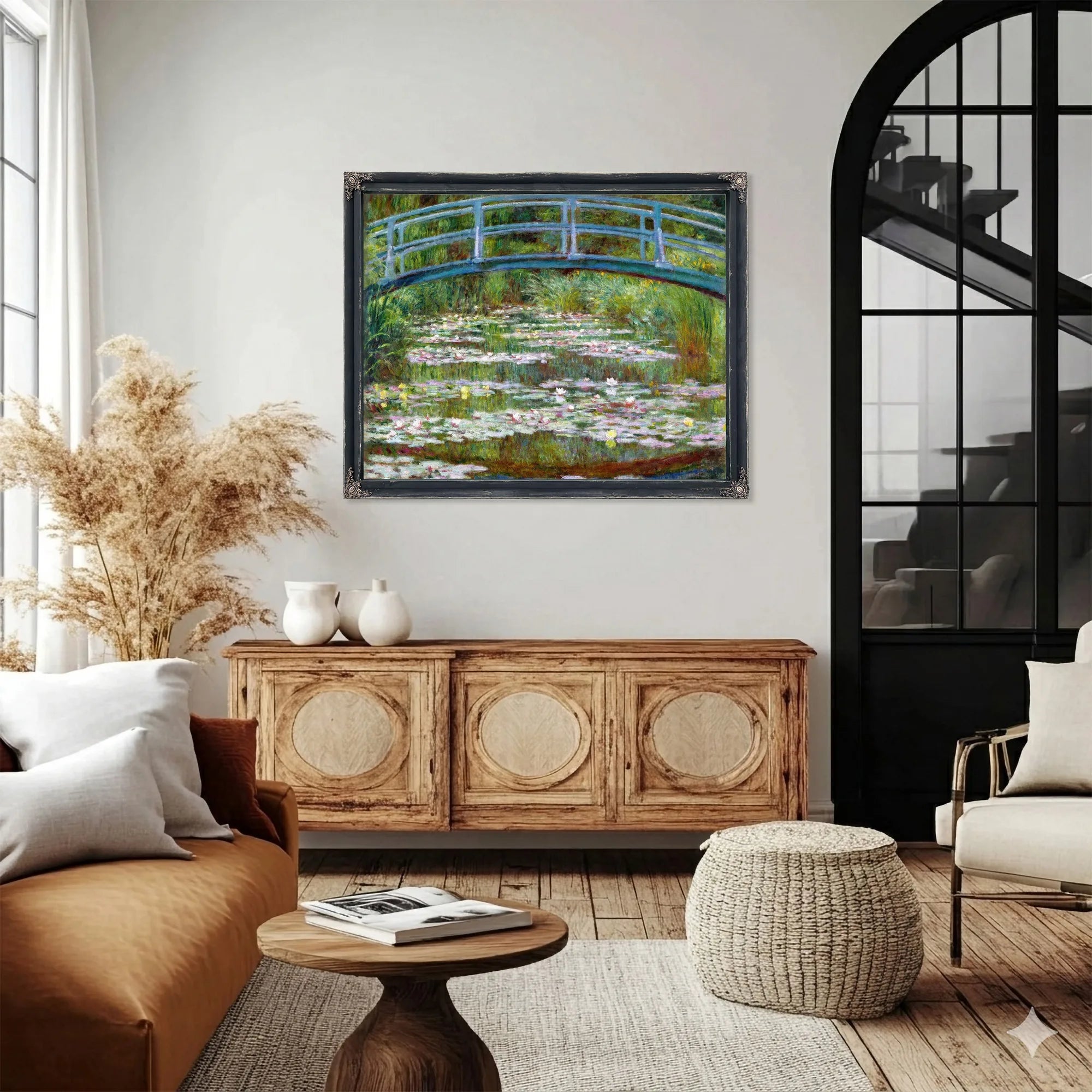The Japanese Footbridge By Claude Monet Fine Art Print
