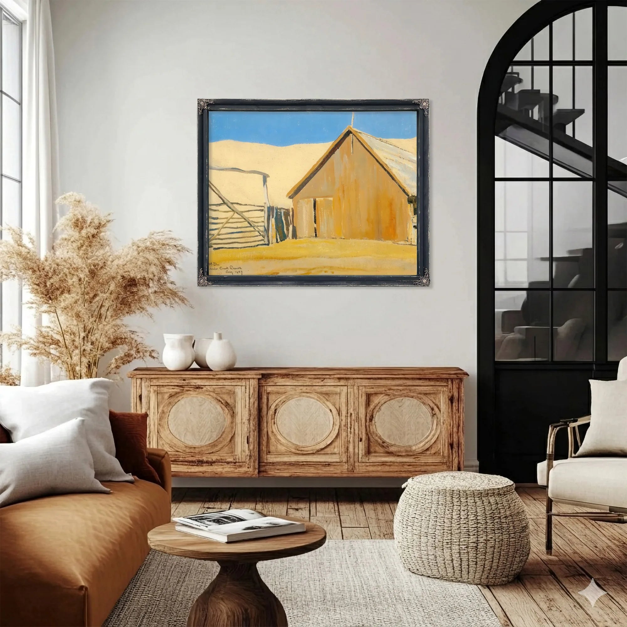 Alder Creek Ranch By Maynard Dixon Fine Art Print