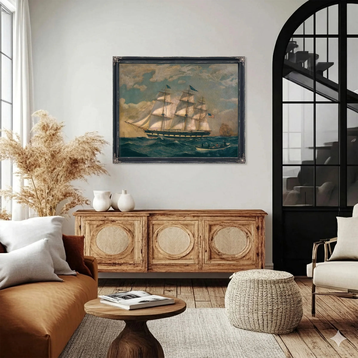 Houqua (Whaling) By Birch Thomas Fine Art Print
