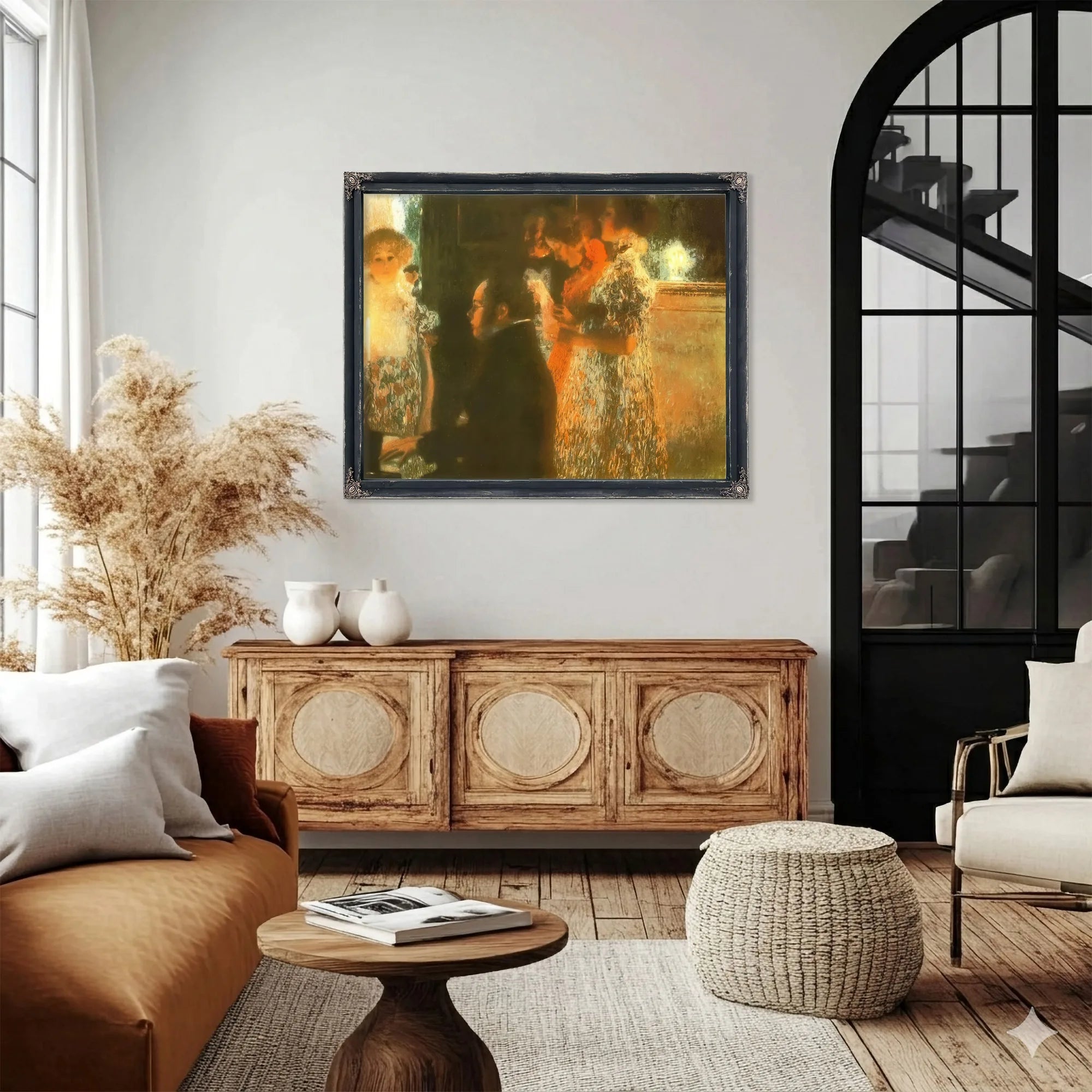Schubert At Piano By Gustav Klimt Fine Art Print
