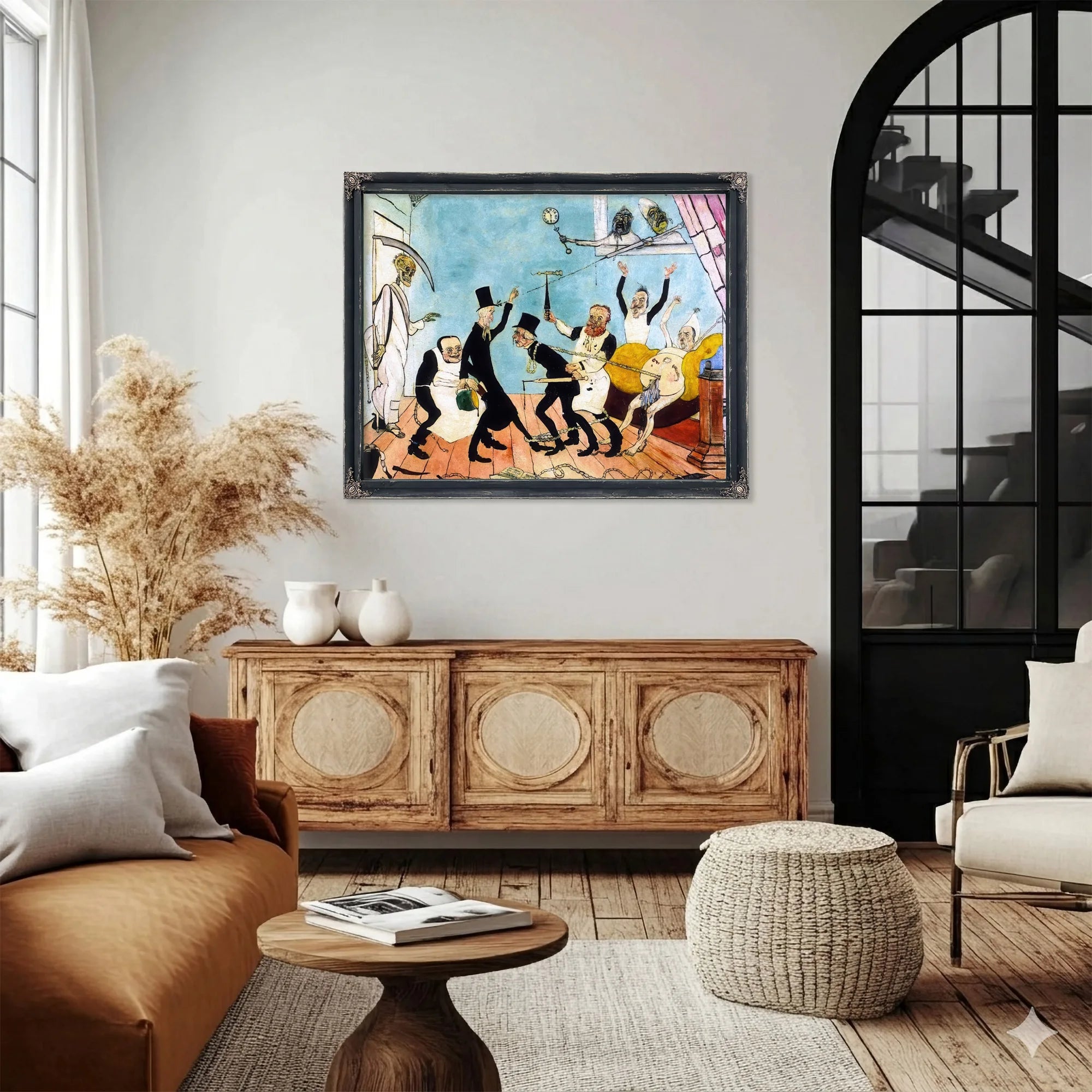 The Bad Doctors By James Ensor Fine Art Print