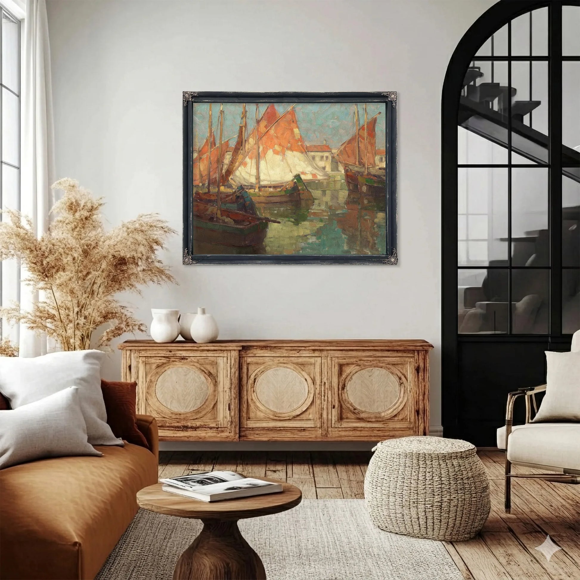 Harbor Of Golden Sails By Edgar Payne Fine Art Print