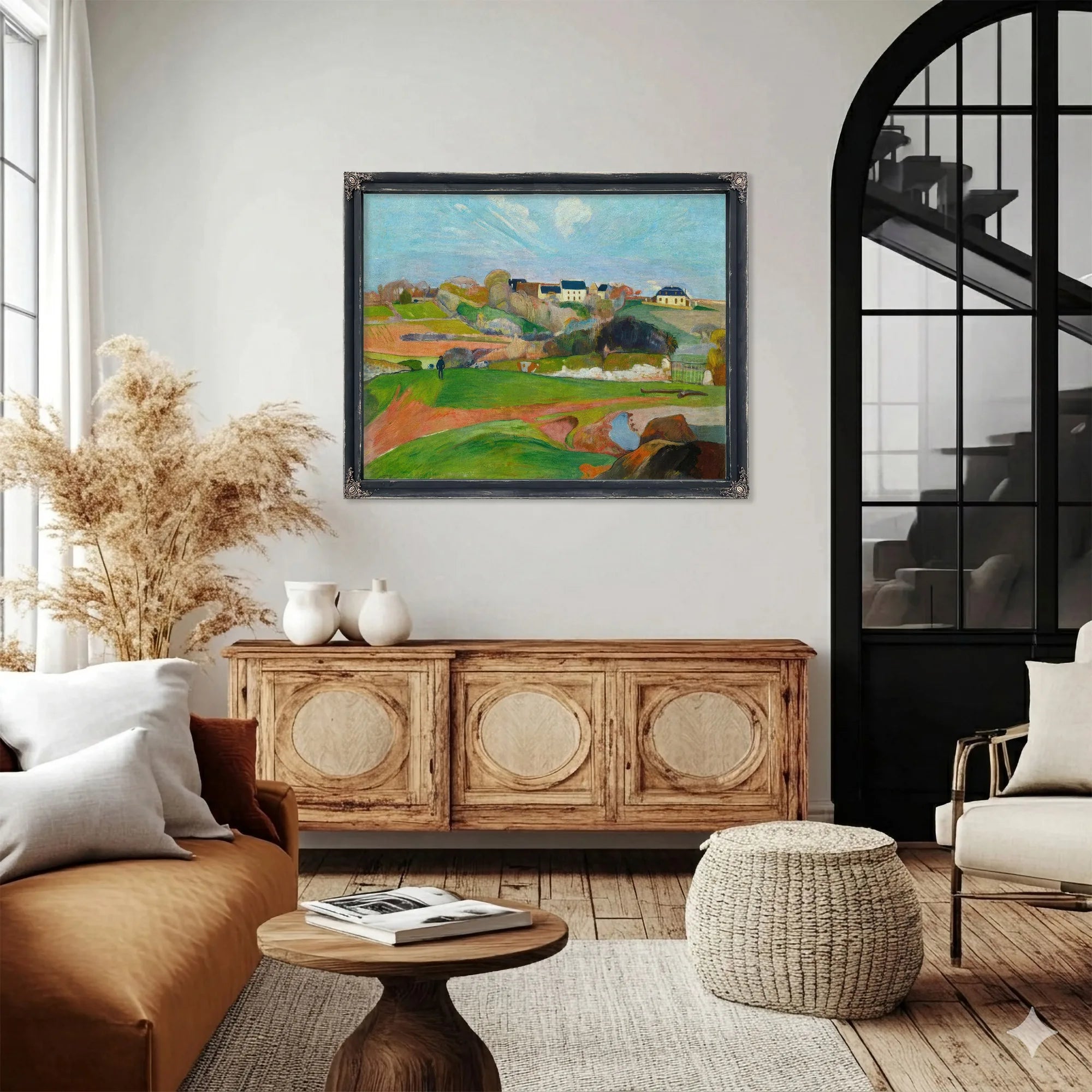 Landscape At Le Pouldu by Paul Gauguin Fine Art Print