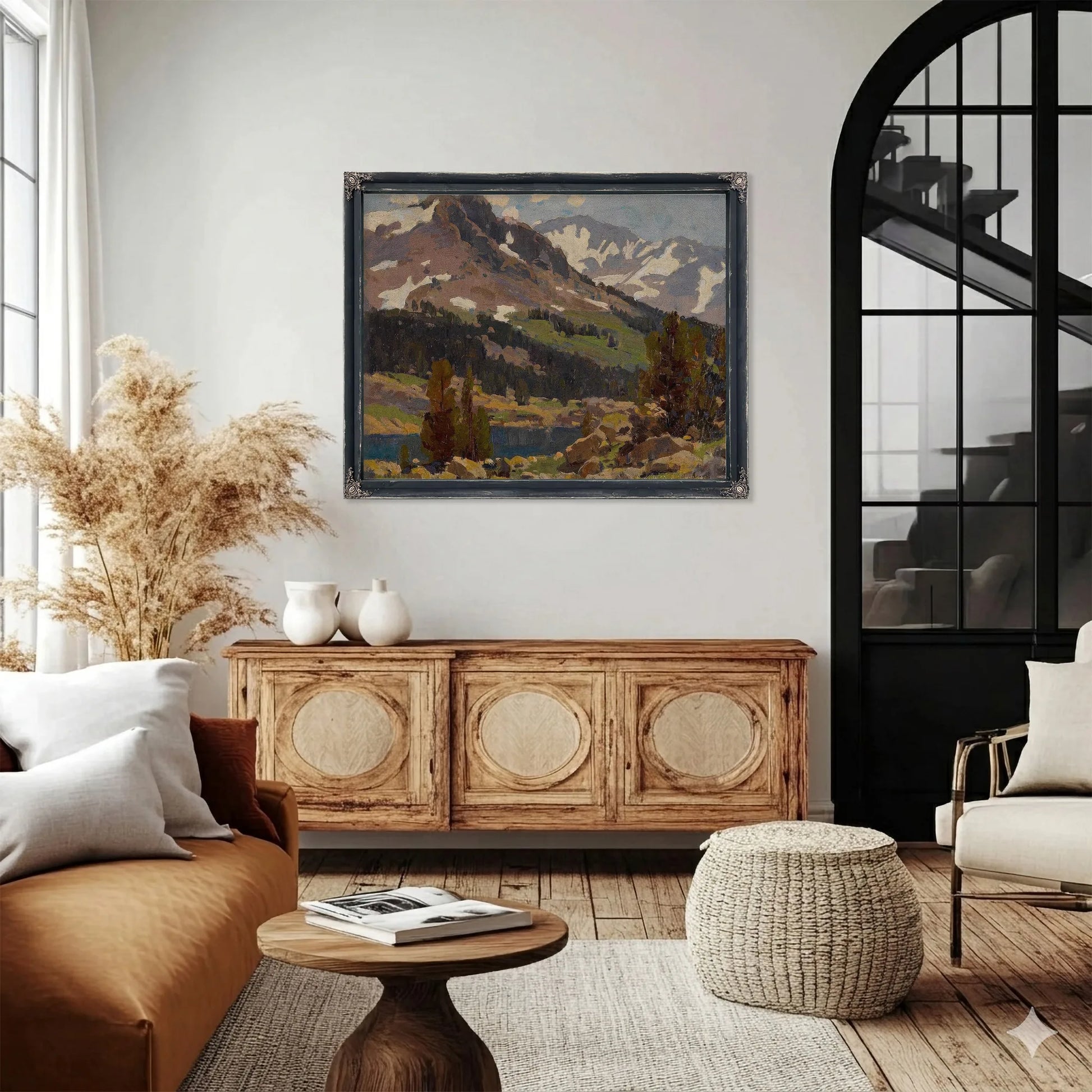 Sierra Slopes And Lake By Edgar Payne Fine Art Print