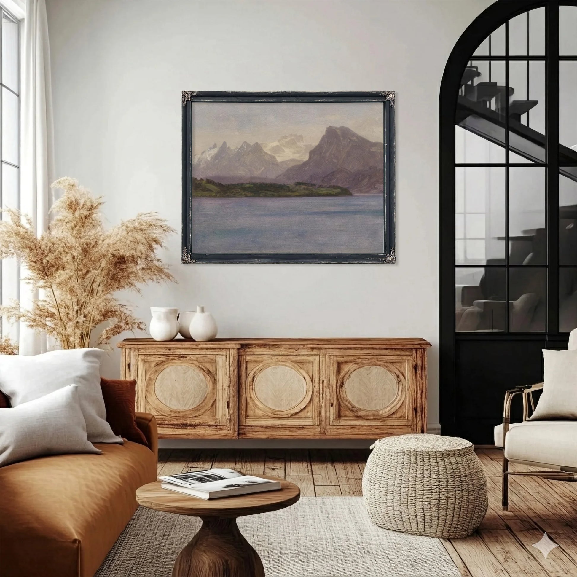 Alaskan Coast Range By Albert Bierstadt Fine Art Print