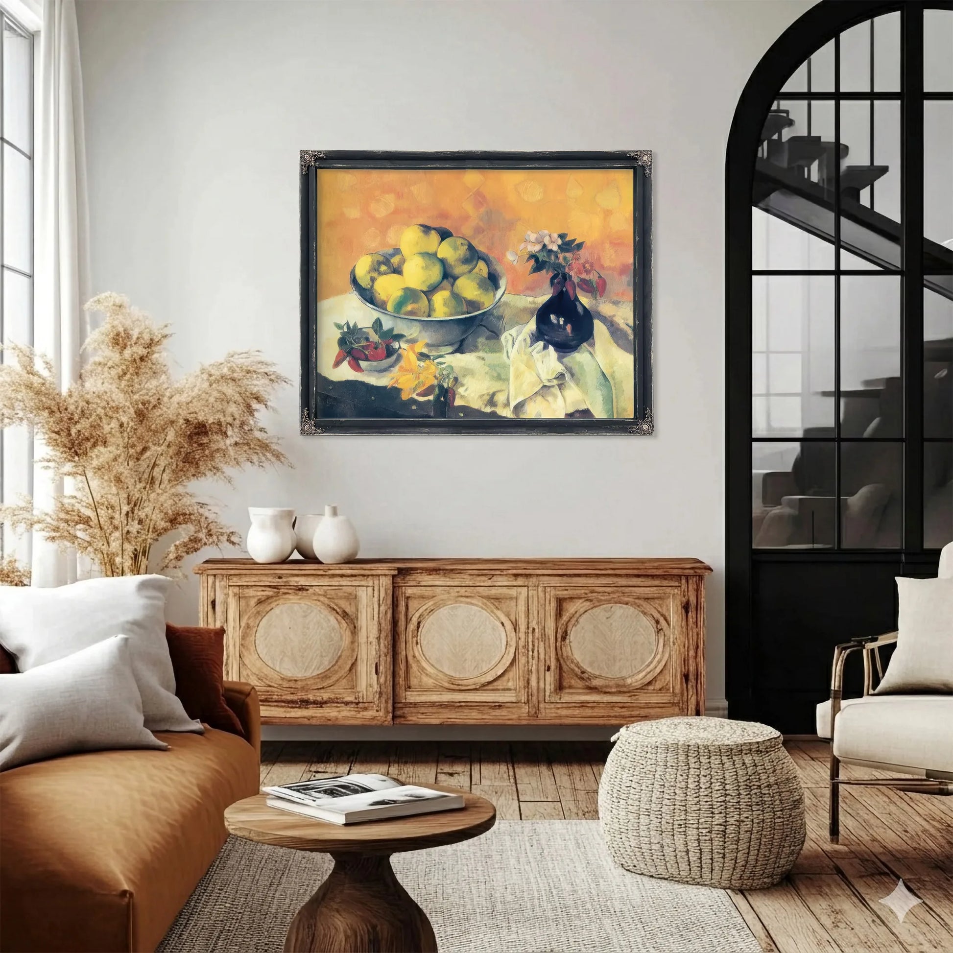 Still Life With Grapefruits By Paul Gauguin Fine Art Print