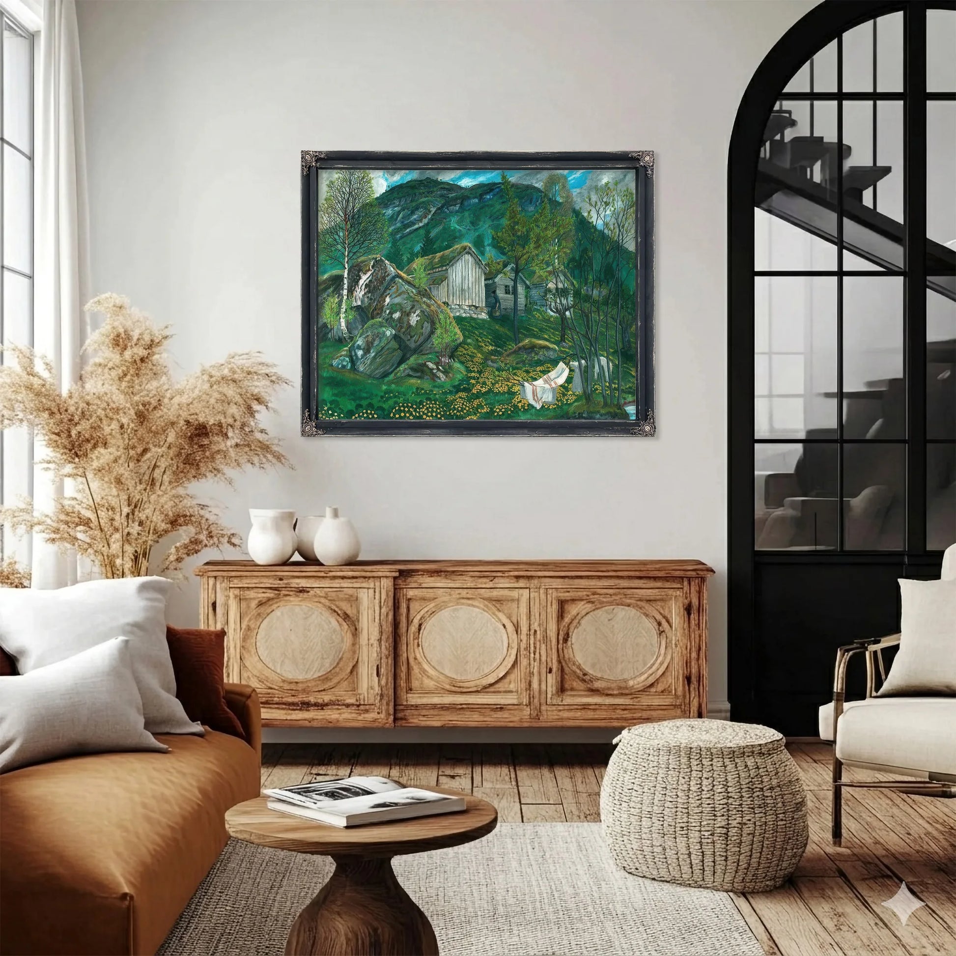 Old Cotter's Farm By Nicolai Astrup Fine Art Print
