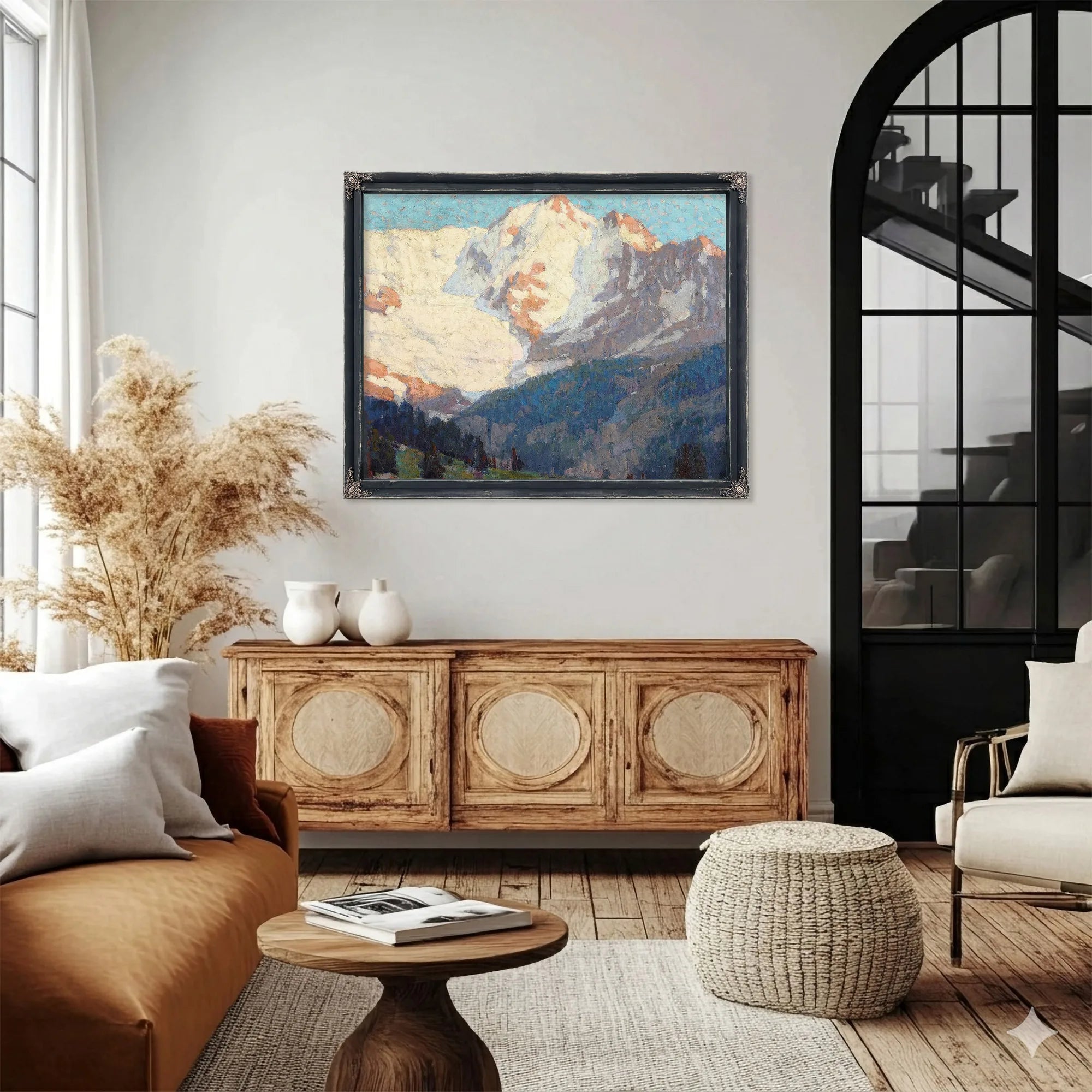 Alpine Glaciers By Edgar Payne Fine Art Print