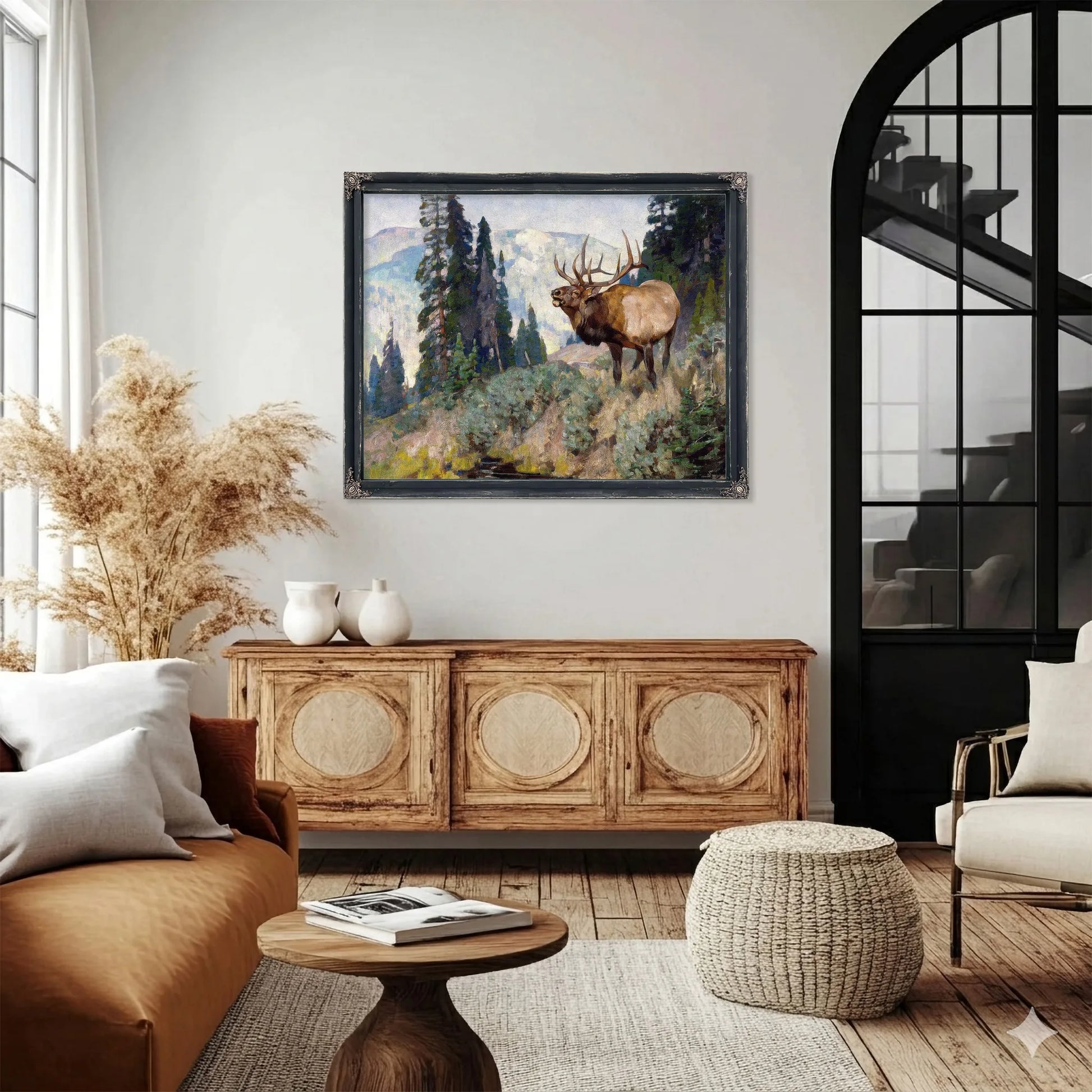 Wind River Bugler By Carl Rungius Fine Art Print