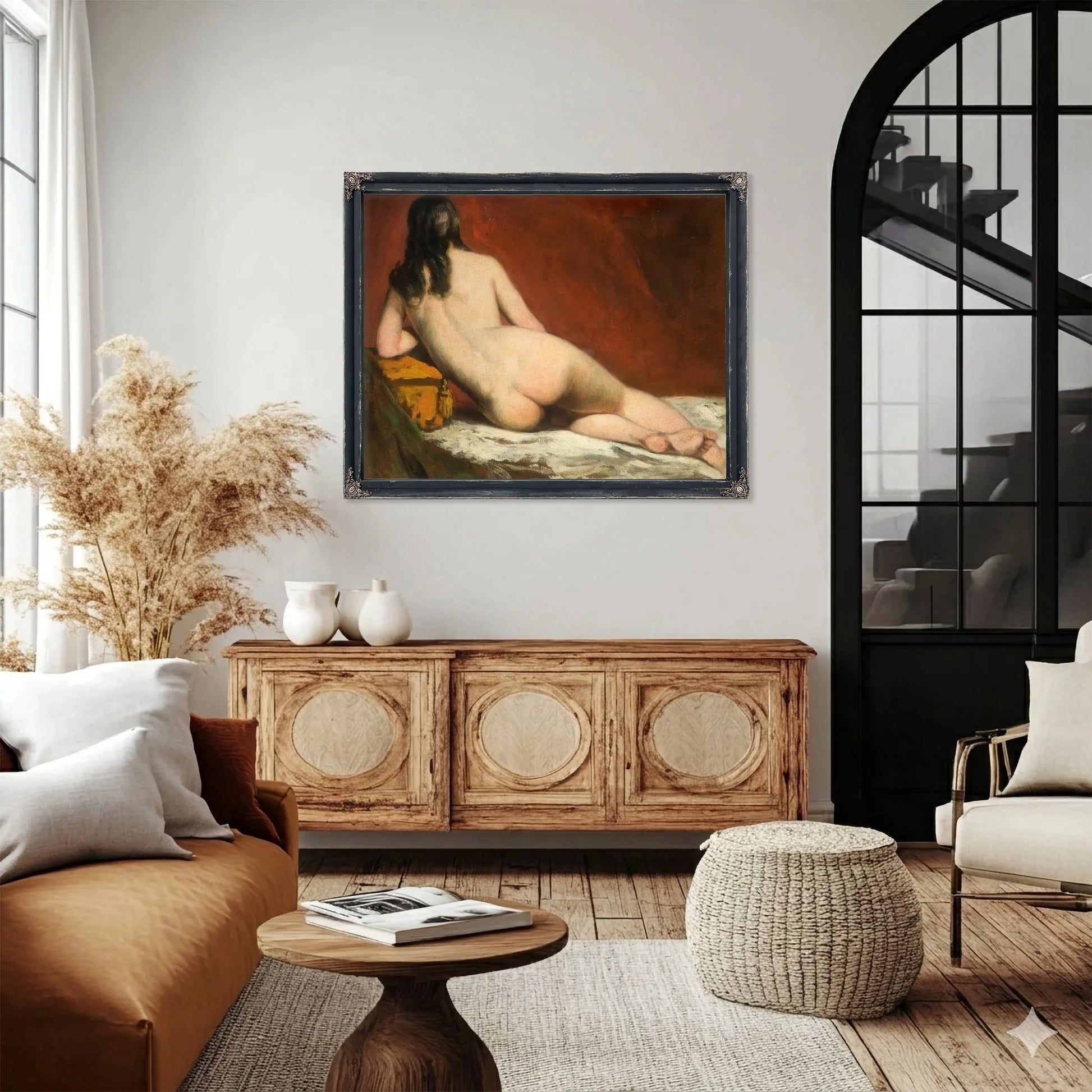 Nude Study Of A Reclining Woman By William Etty Fine Art Print