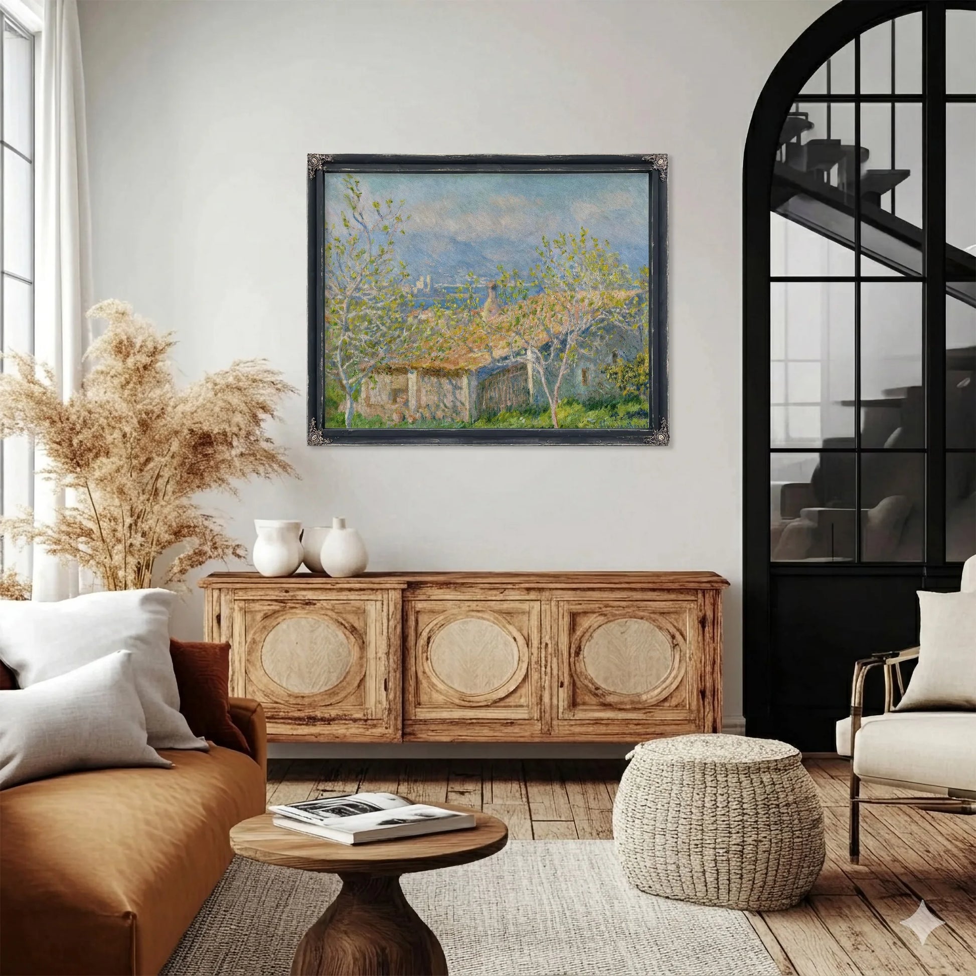Gardner's House At Antibes By Claude Monet Fine Art Print