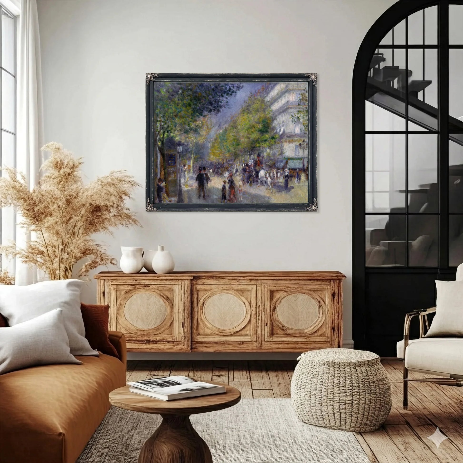 The Grand Boulevards By Pierre August Renoir Fine Art Print