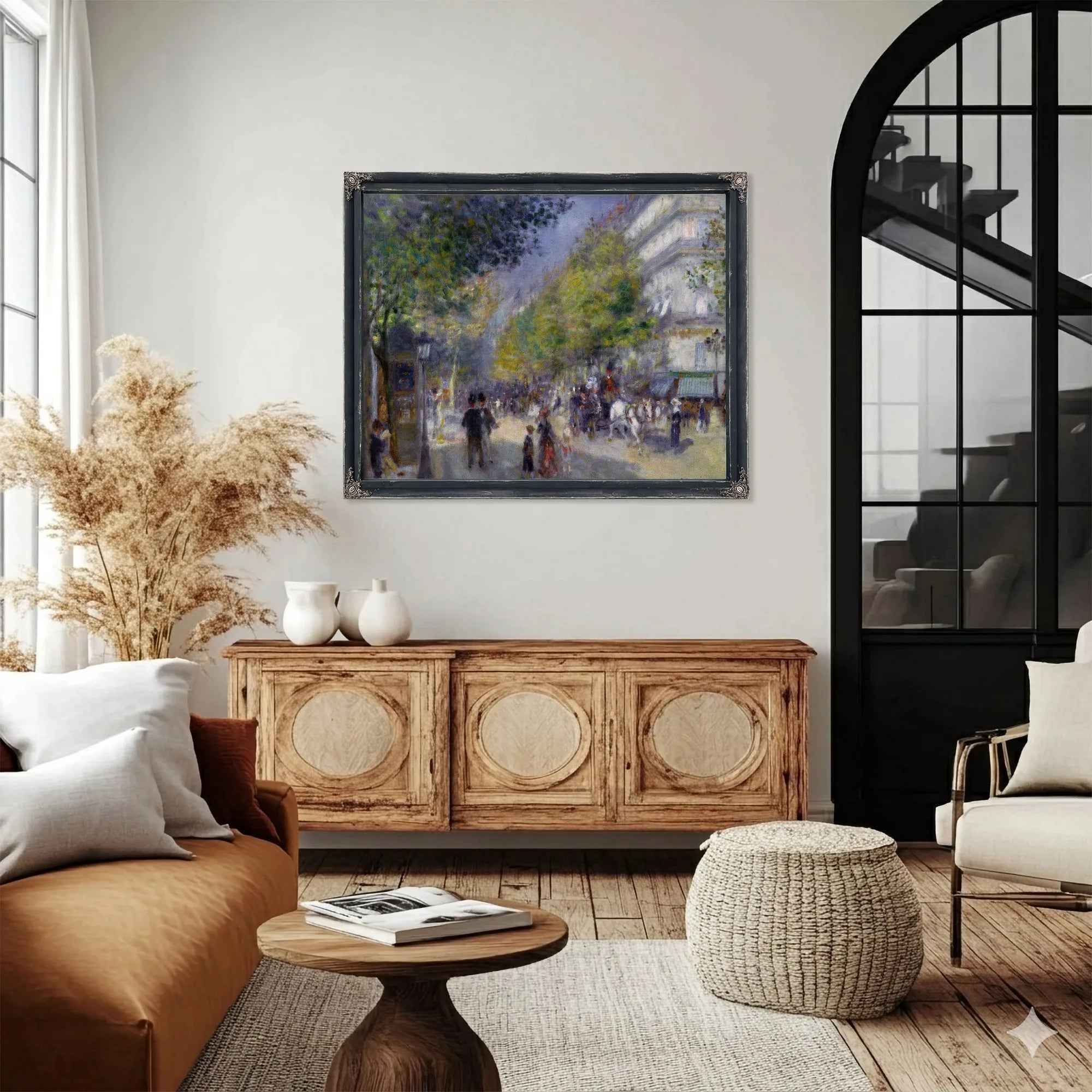 The Grand Boulevards By Pierre August Renoir Fine Art Print
