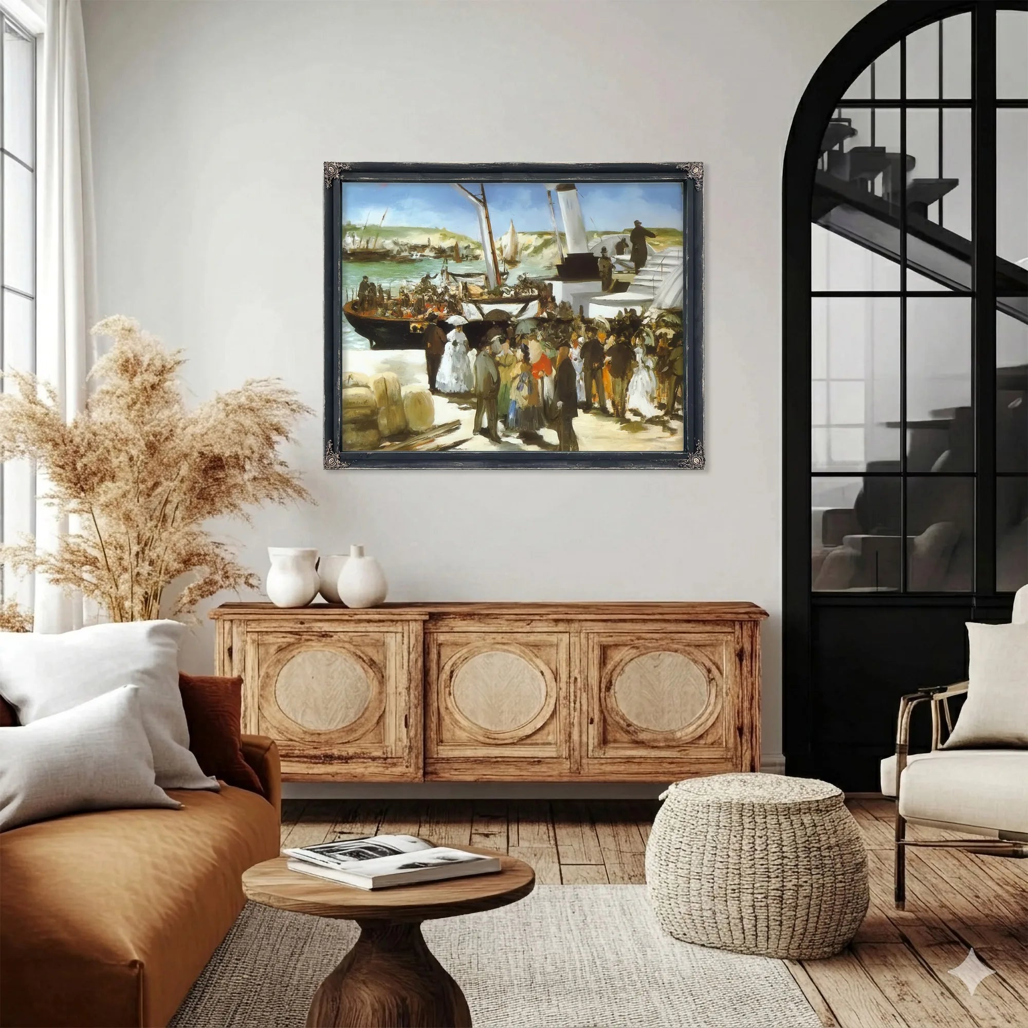 The Departure Of The Folkestone Boat By Edouard Manet Fine Art Print