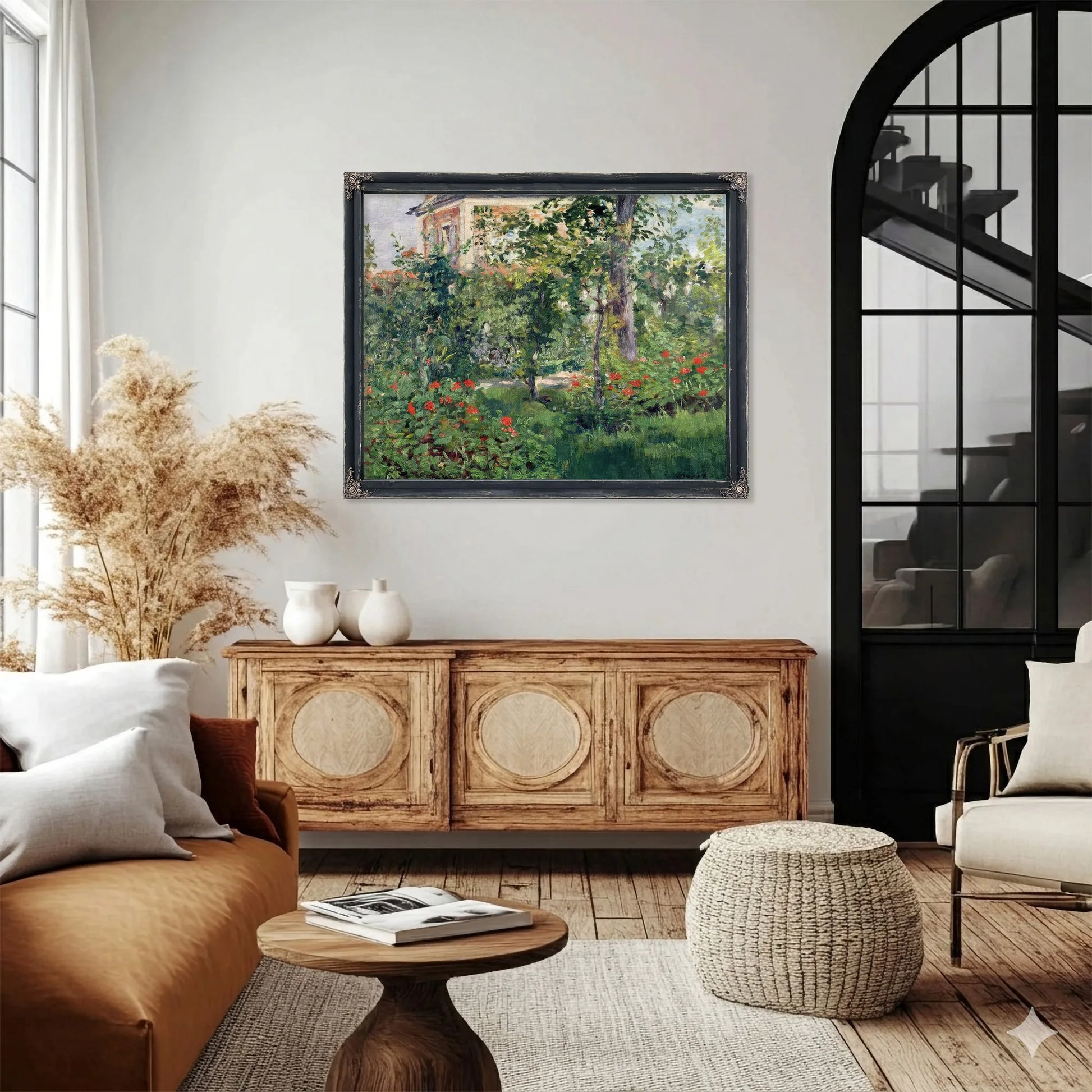 The Garden At Bellevue By Edouard Manet Fine Art Print