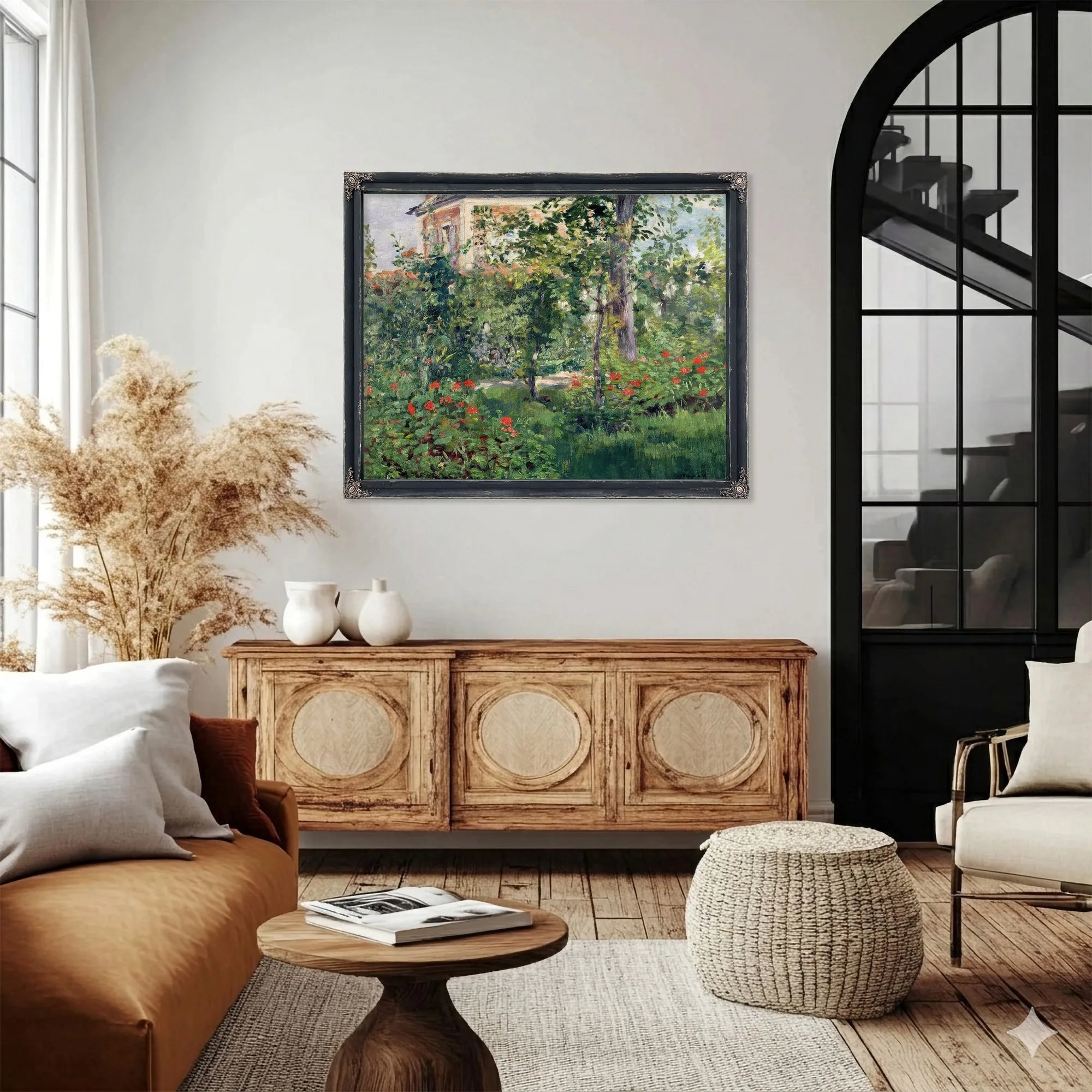 The Garden At Bellevue By Edouard Manet Fine Art Print